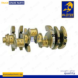 Crankshaft without bearings