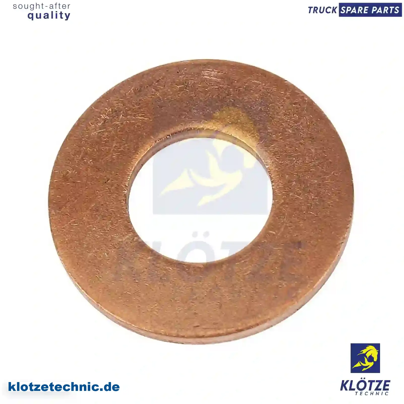Copper Washer 51987010076, 3460170260,, 51987010076, 3460170260, || Klötze Technic Automotive Air Brake Systems