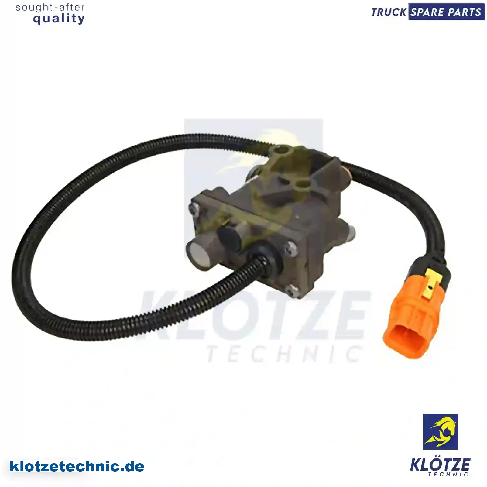 Valve, Exhaust Manifold, With Adapter 51259020125, 51521600002, 2V5131363, ZG02221-0008, 51259020125, 51521600002, 2V5131363, ZG02221-0008 || Klötze Technic Automotive Air Brake Systems