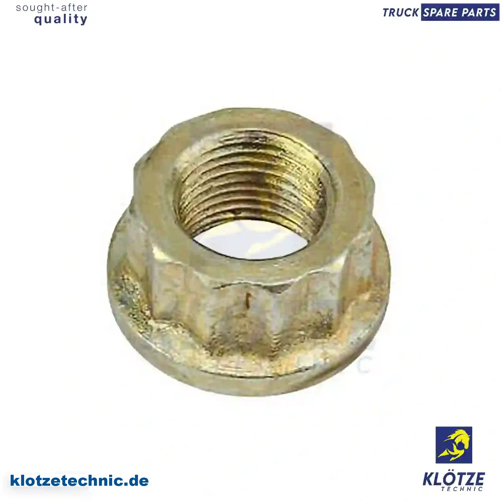 Connecting Rod Nut 3220380072, 35203, 3220380072, 35203 || Klötze Technic Automotive Air Brake Systems