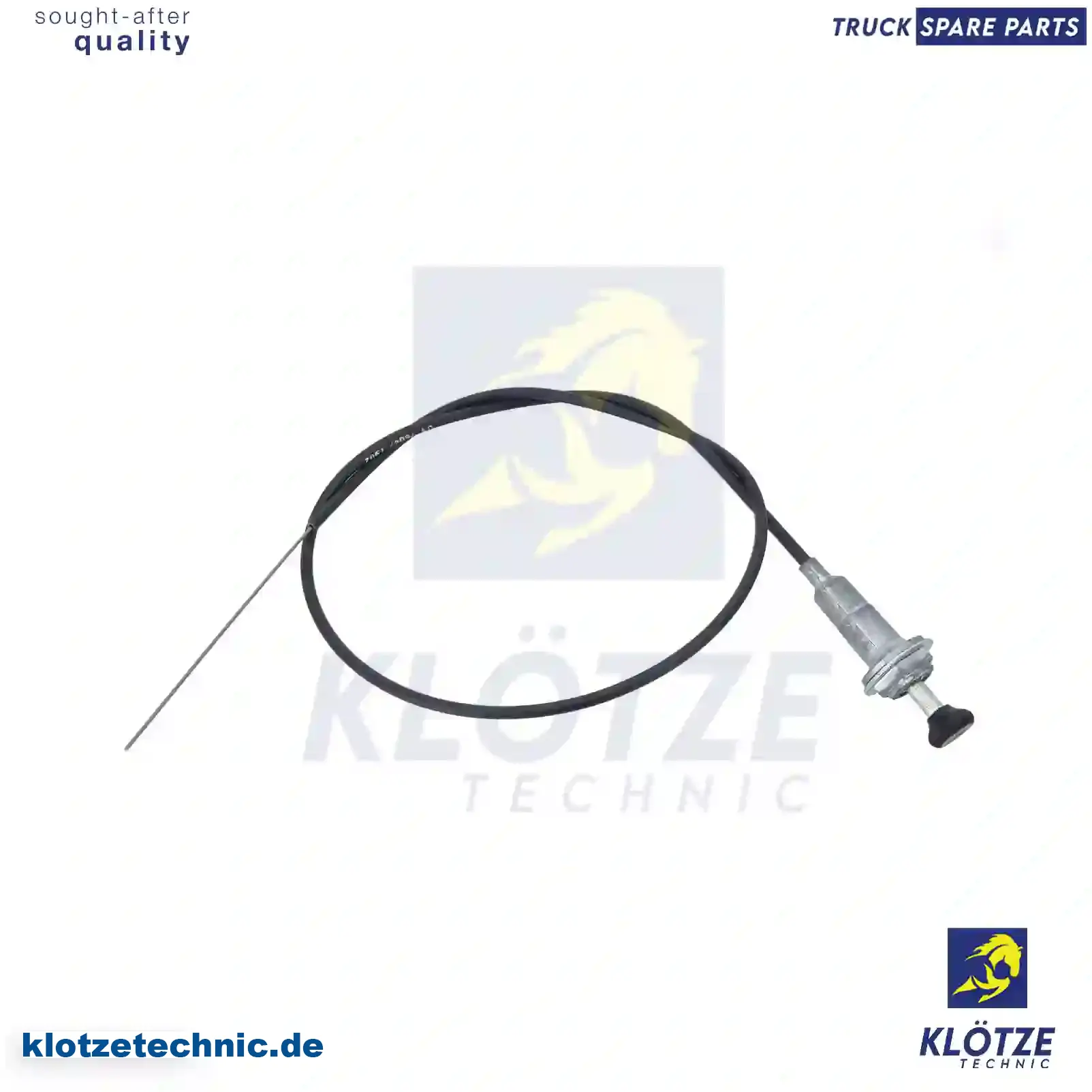 Throttle Cable, Hand Throttle Control 3123001108, 3223000007, 3233000007, 3233000207, 3523000007, 3523000107, 3523000407, 3523000607, 3523000707, 3523001107, 3523001207, 3523001307, 3523001407, 3123001108, 3223000007, 3233000007, 3233000207, 3523000007, 3523000107, 3523000407, 3523000607, 3523000707, 3523001107, 3523001207, 3523001307, 3523001407 || Klötze Technic Automotive Air Brake Systems