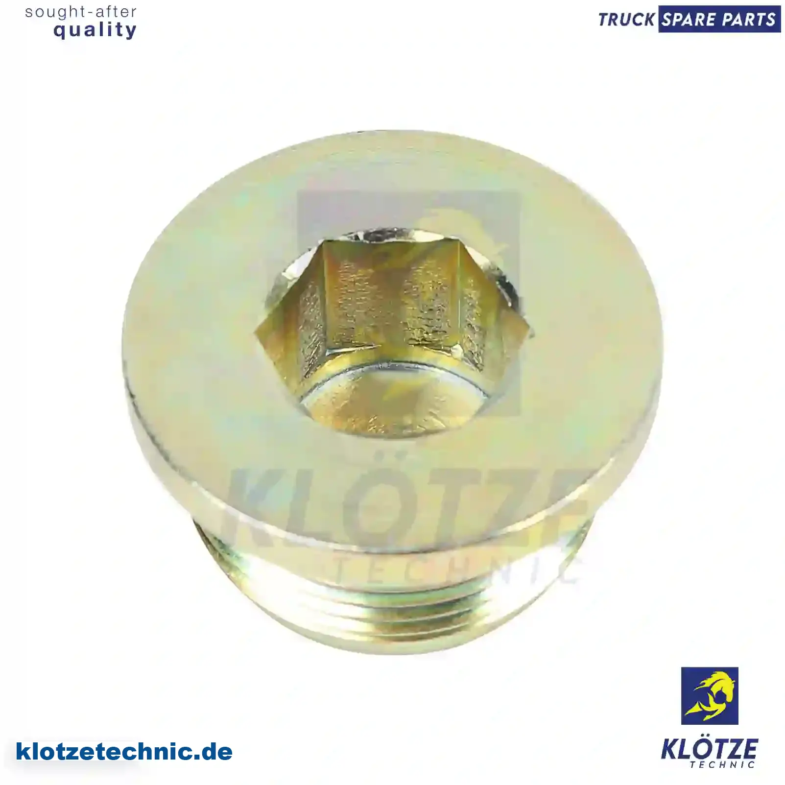 Screw Plug, Oil Sump 1309970032, 13699, 1309970032, 13699 || Klötze Technic Automotive Air Brake Systems