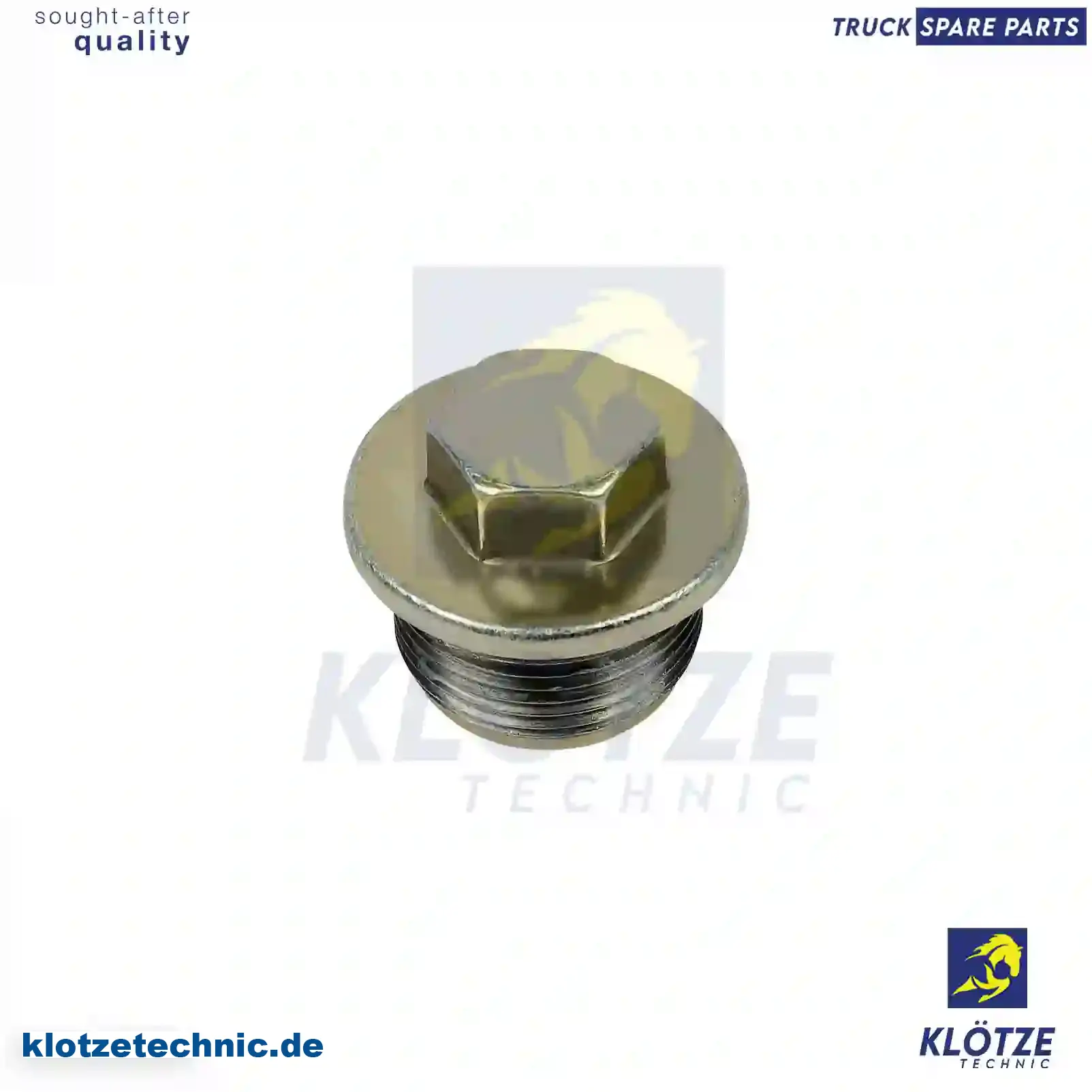 Screw Plug, Oil Sump 059103193, ZG01972-0008, 059103193, ZG01972-0008 || Klötze Technic Automotive Air Brake Systems