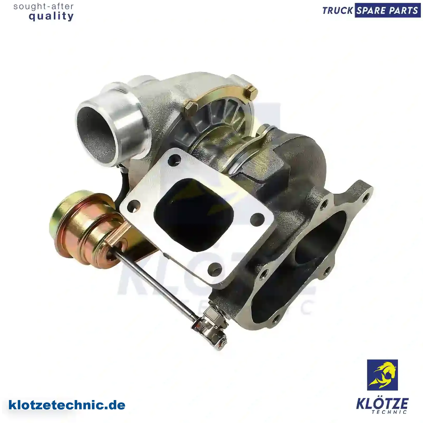 Turbocharger, Without Gasket Kit 46234425, 98428577, 98481610, 99462375, 99462376, 46234425, 98428577, 98481610, 99462375, 99462376 || Klötze Technic Automotive Air Brake Systems