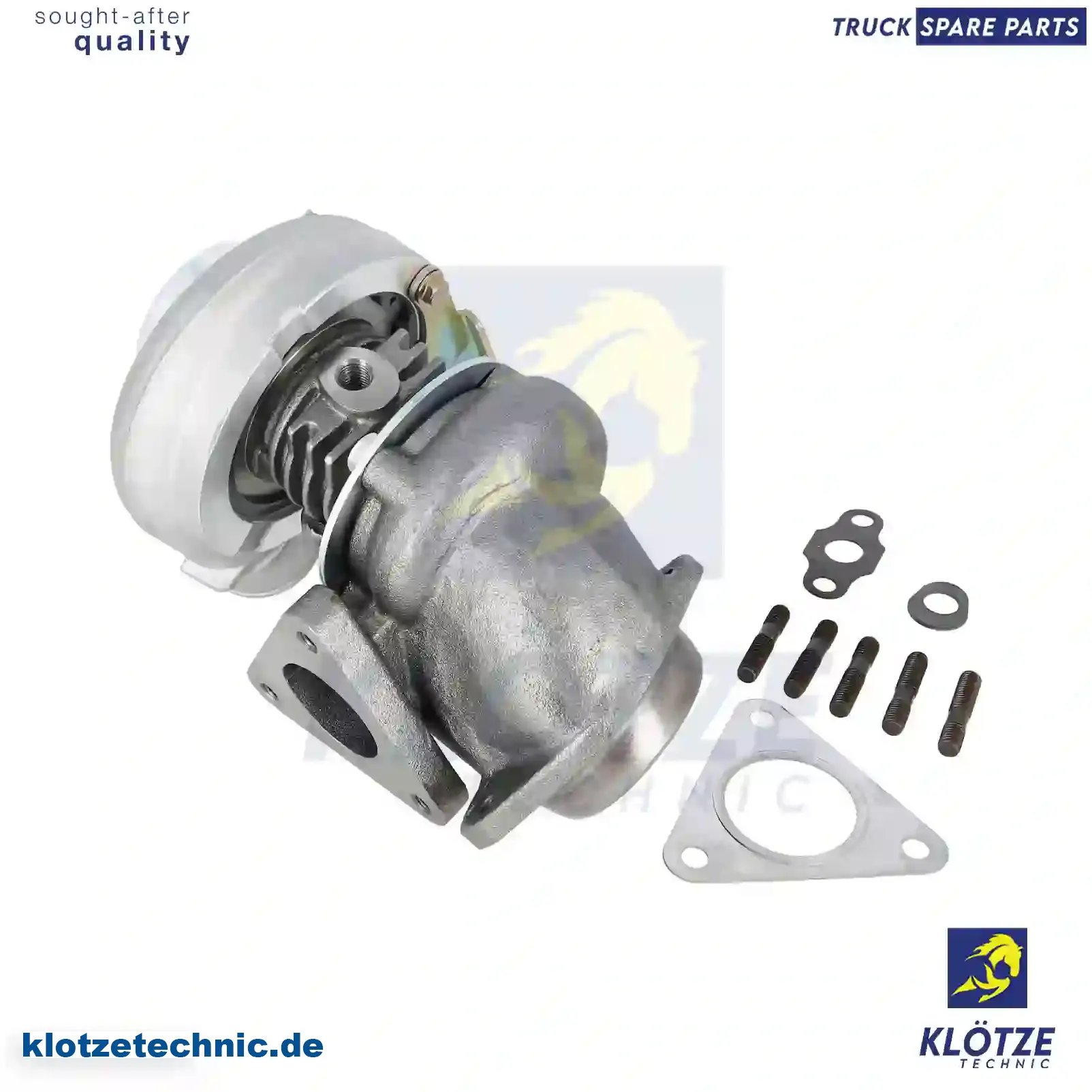 Turbocharger, With Gasket Kit 6010900280, 6010900480, 6010960099, 6020900880, 6020901380, 6020960199, 6020960699, 6020960899, 602096089980, 6010900280, 6010900480, 6010960099, 6020900880, 6020901380, 6020960199, 6020960699, 6020960899, 602096089980 || Klötze Technic Automotive Air Brake Systems