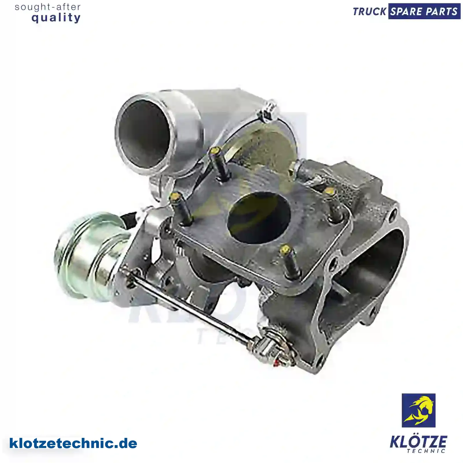 Turbocharger, Without Gasket Kit 504014915, 504070186, 71723504, 71723506, 71785480, 71785482, 504014915, 504070186, 71723504, 71723506, 71785480, 71785482 || Klötze Technic Automotive Air Brake Systems