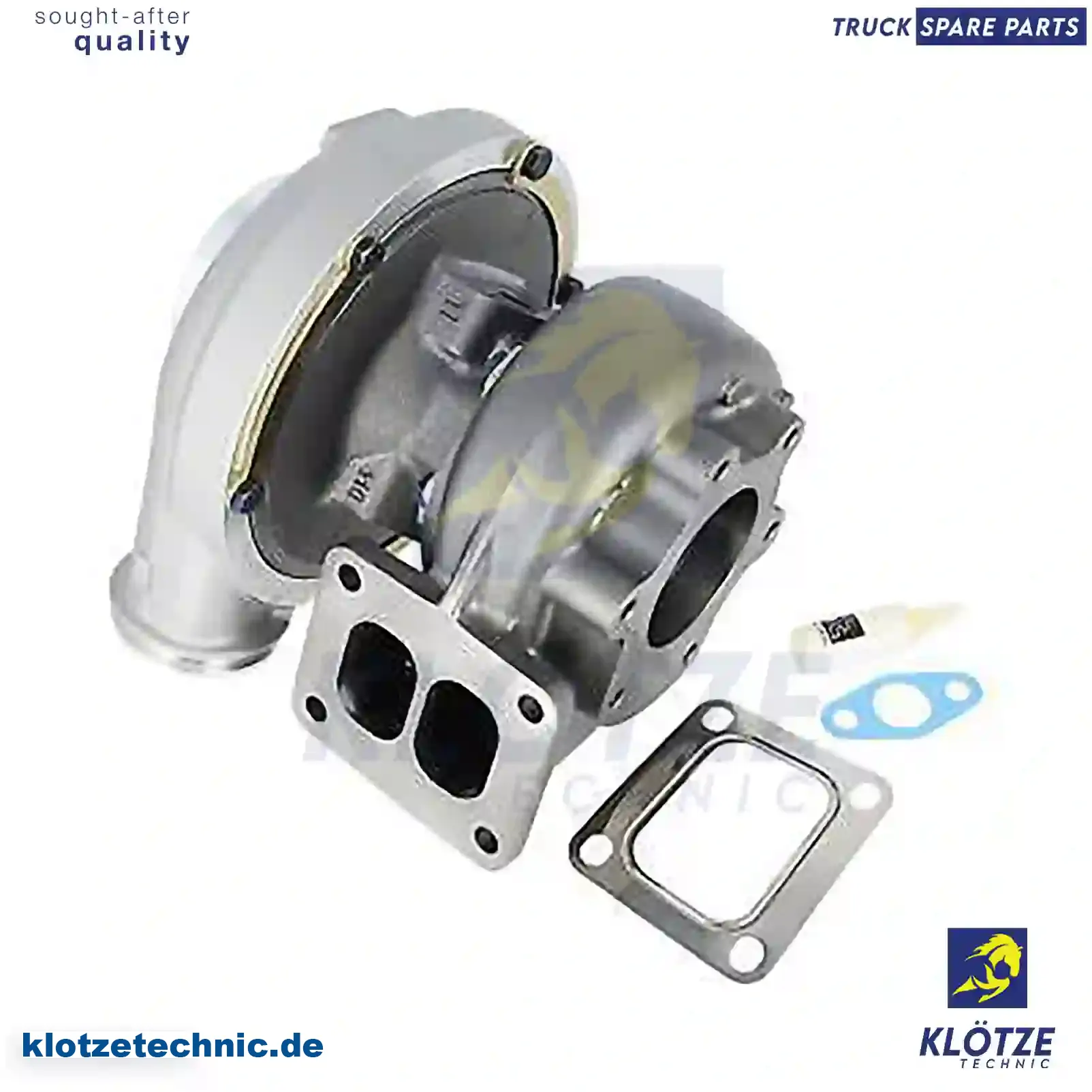 Turbocharger, With Gasket Kit 51091007606, 51091007607, 51091007764, 51091007765, 51091009606, 51091009607, 51091009764, 51091009765, 51091007765, 51091009765, 51091007606, 51091007607, 51091007764, 51091007765, 51091009606, 51091009607, 51091009764, 51091009765, 51091007765, 51091009765 || Klötze Technic Automotive Air Brake Systems