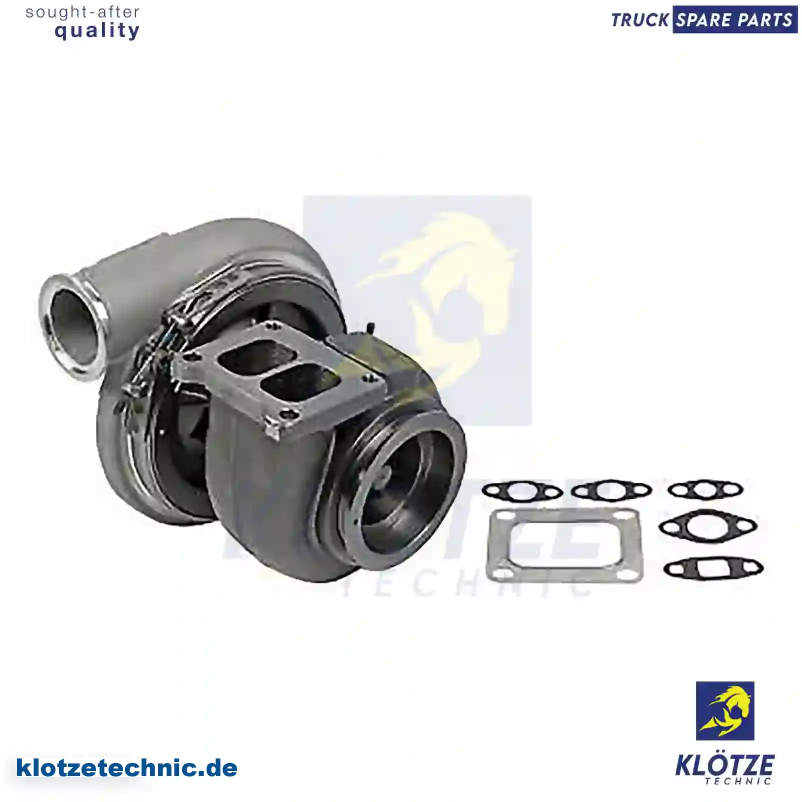 Turbocharger, With Gasket Kit 10570163, 10571547, 1409514, 1538374, 538374, 570163, 571547, 10570163, 10571547, 1409514, 1538374, 538374, 570163, 571547 || Klötze Technic Automotive Air Brake Systems