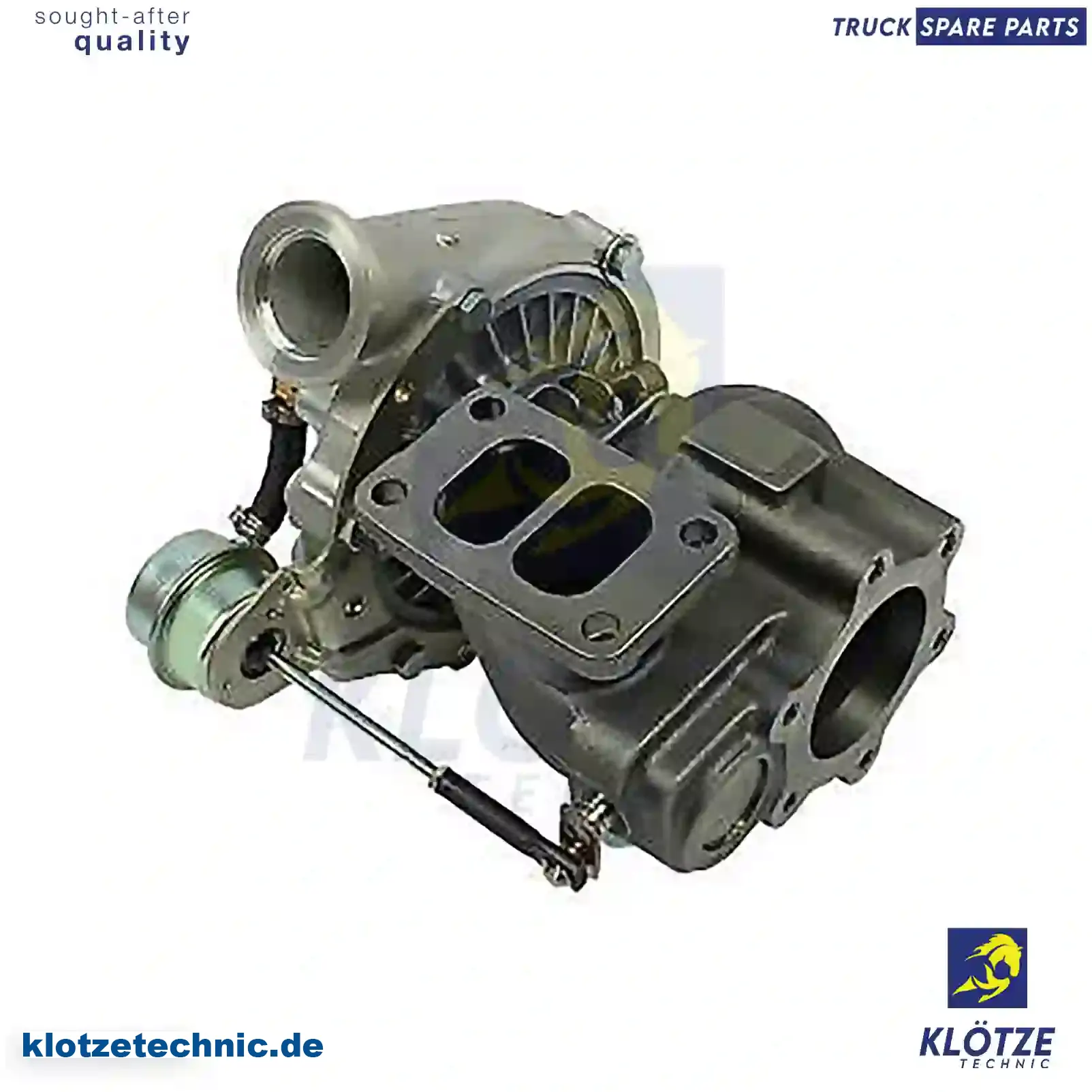Turbocharger, With Gasket Kit 51091007538, 51091007539, 51091007630, 51091009538, 51091009539, 51091009630, 011179747, 51091007538, 51091007539, 51091007630, 51091009538, 51091009539, 51091009630, 011179747 || Klötze Technic Automotive Air Brake Systems