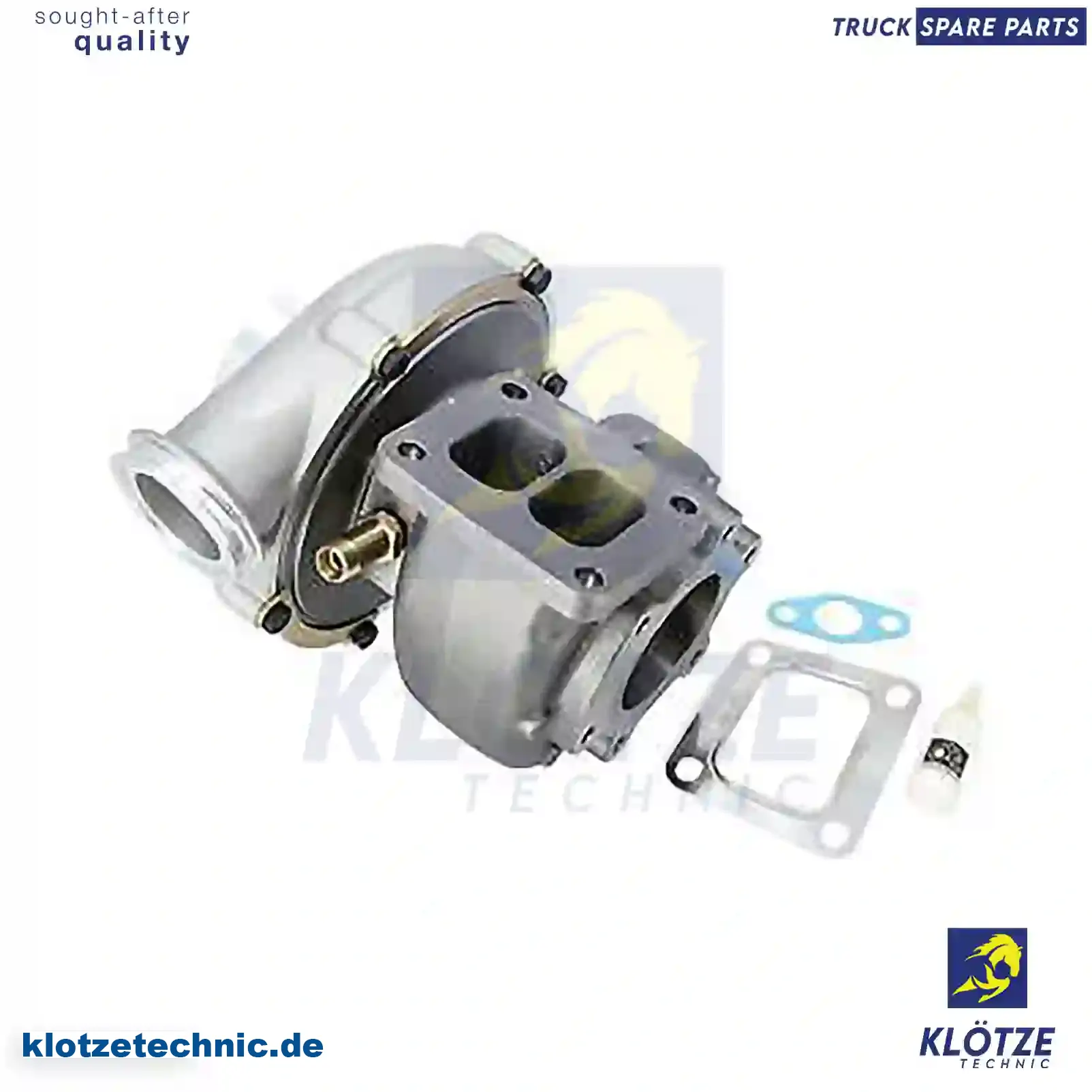 Turbocharger, With Gasket Kit 51091007629, 51091007761, 51091007925, 51091009629, 51091009761, 51091009925, 51091017025, 51091019025, 5191007761, 51091007629, 51091007761, 51091007925, 51091009629, 51091009761, 51091009925, 51091017025, 51091019025, 5191007761 || Klötze Technic Automotive Air Brake Systems