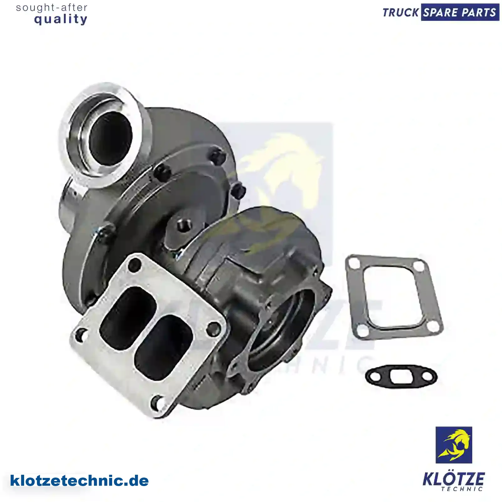 Turbocharger, With Gasket Kit 5001857078, 5010412249, 5010550795, 5010550796, 5001857078, 5010412249, 5010550795, 5010550796 || Klötze Technic Automotive Air Brake Systems