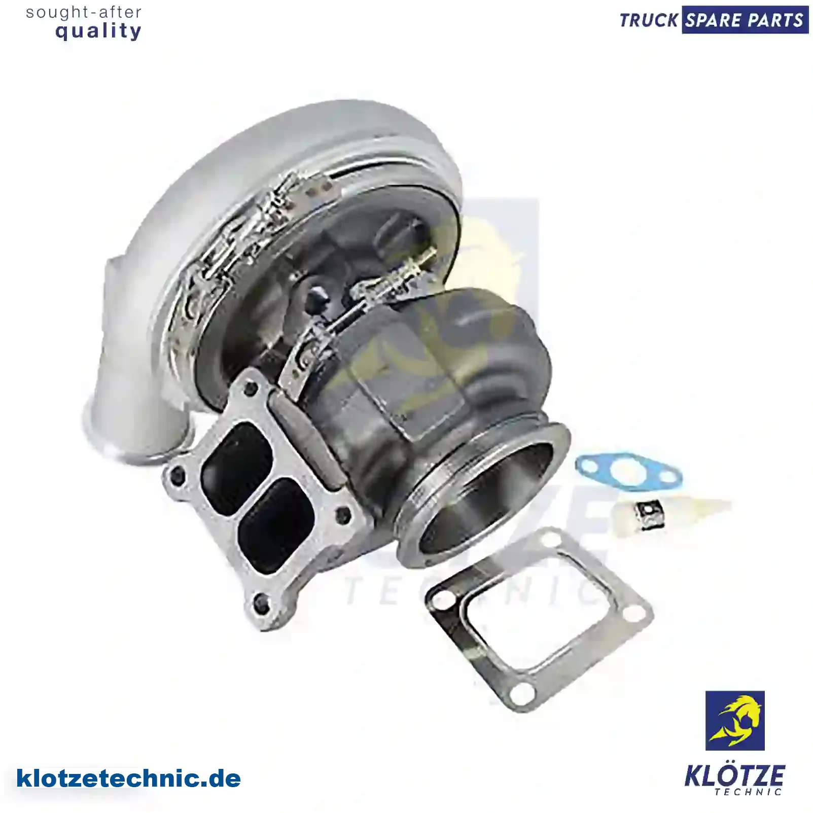 Turbocharger, With Gasket Kit 10572751, 1534695, 1547763, 1572751, 572721, 572751, 10572751, 1534695, 1547763, 1572751, 572721, 572751 || Klötze Technic Automotive Air Brake Systems