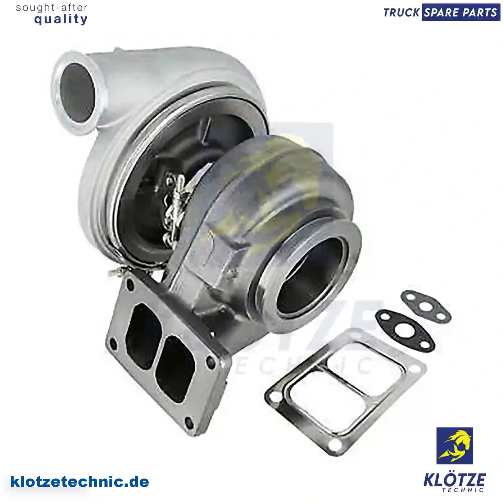 Turbocharger, With Gasket Kit 5001866286, 7420569120, 20569120, 205691200, 5001866286, 7420569120, 20569120, 205691200 || Klötze Technic Automotive Air Brake Systems