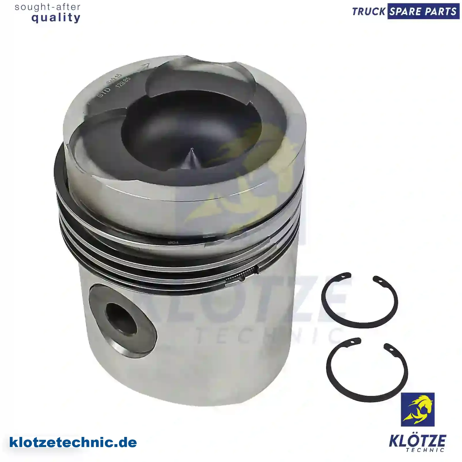 Piston, Complete With Rings 0681948, 0682070, 0683167, 356889, 356891, 615410, 680861, 681212, 681891, 681948, 682070, 683167, 0681948, 0682070, 0683167, 356889, 356891, 615410, 680861, 681212, 681891, 681948, 682070, 683167 || Klötze Technic Automotive Air Brake Systems