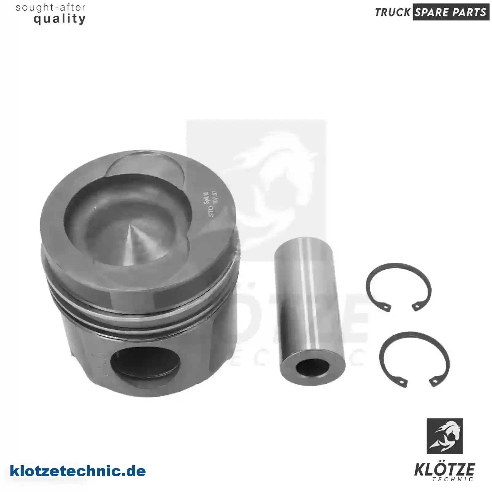 Piston, Complete With Rings 51025110127, 51025110131, 51025110178, 51025117075, 51025117079, 51025117125, 51025117129, 51025117292, 51025117381, 51025110127, 51025110131, 51025110178, 51025117075, 51025117079, 51025117125, 51025117129, 51025117292, 51025117381 || Klötze Technic Automotive Air Brake Systems