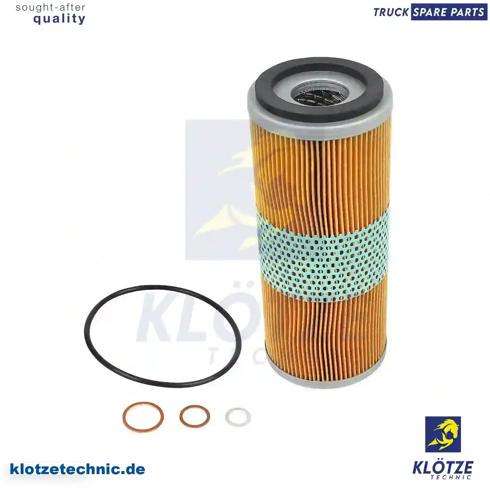 Oil Filter Insert 7984862, 40001416, 0011840825, 0011843325, 0011845625, 3451840025, 3455867290, 3551800009, 355180000967, 3551800109, 3551800409, 0011847225, 609H1905, 7984862, 40001416, 0011840825, 0011843325, 0011845625, 3451840025, 3455867290, 3551800009, 355180000967, 3551800109, 3551800409, 0011847225, 609H1905 || Klötze Technic Automotive Air Brake Systems