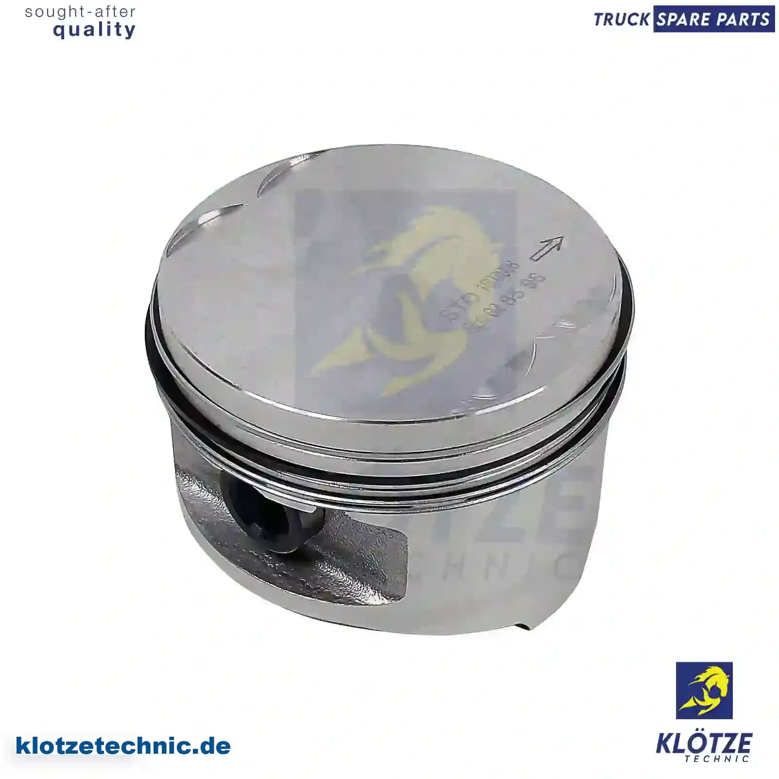 Piston, Complete With Rings 6154082, 7136895, 88WM-6102-AA, 95WM-6102-AA, 6154082, 7136895, 88WM-6102-AA, 95WM-6102-AA || Klötze Technic Automotive Air Brake Systems