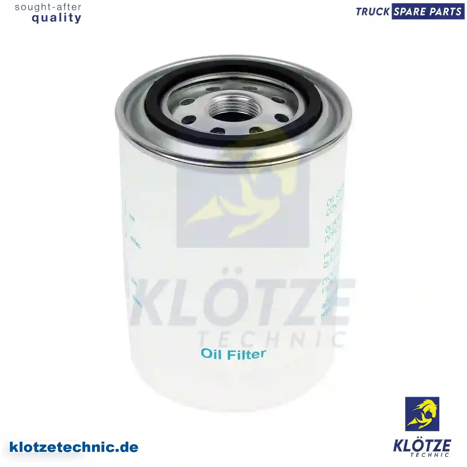 Oil Filter, 1109AS, 1109Y5, 1109Y6, 1606267480, 1609563780, 02992188, 08093784, 504006145, 504084945, 71740064, 71753738, 71753739, 98485801, H17W24, 02992188, 08093794, 2992188, 500038746, 1109AS, 1109Y5, 1109Y6, 1606267480, 1609563780, 5021185812, ZG01716-0008 || Klötze Technic Automotive Air Brake Systems