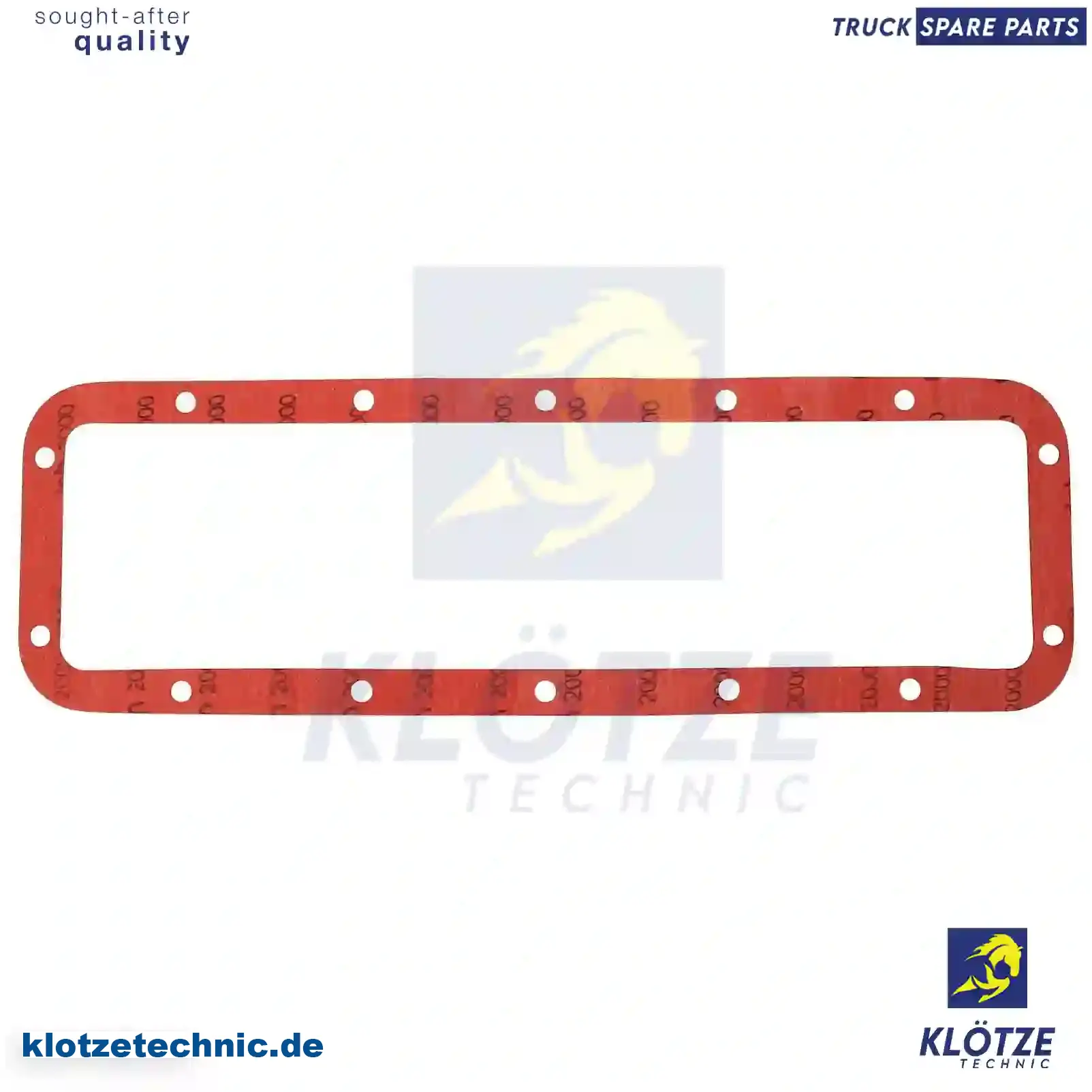 Gasket, Side Cover 131166, 1384551, 181383, 371483, 131166, 1384551, 181383, 371483 || Klötze Technic Automotive Air Brake Systems