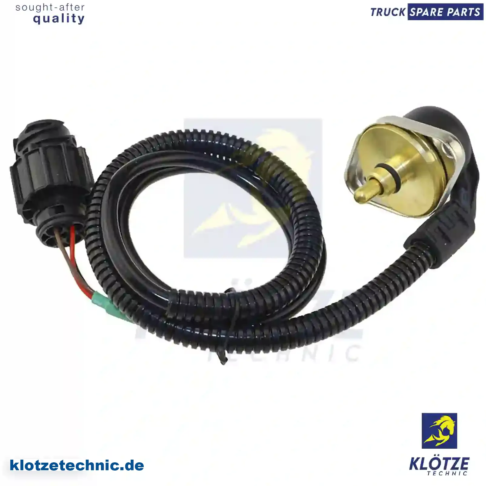 Charge Pressure Sensor 7420478260, 7420706889, 20374280, 20478260, 20706889, ZG20347-0008, 7420478260, 7420706889, 20374280, 20478260, 20706889, ZG20347-0008 || Klötze Technic Automotive Air Brake Systems