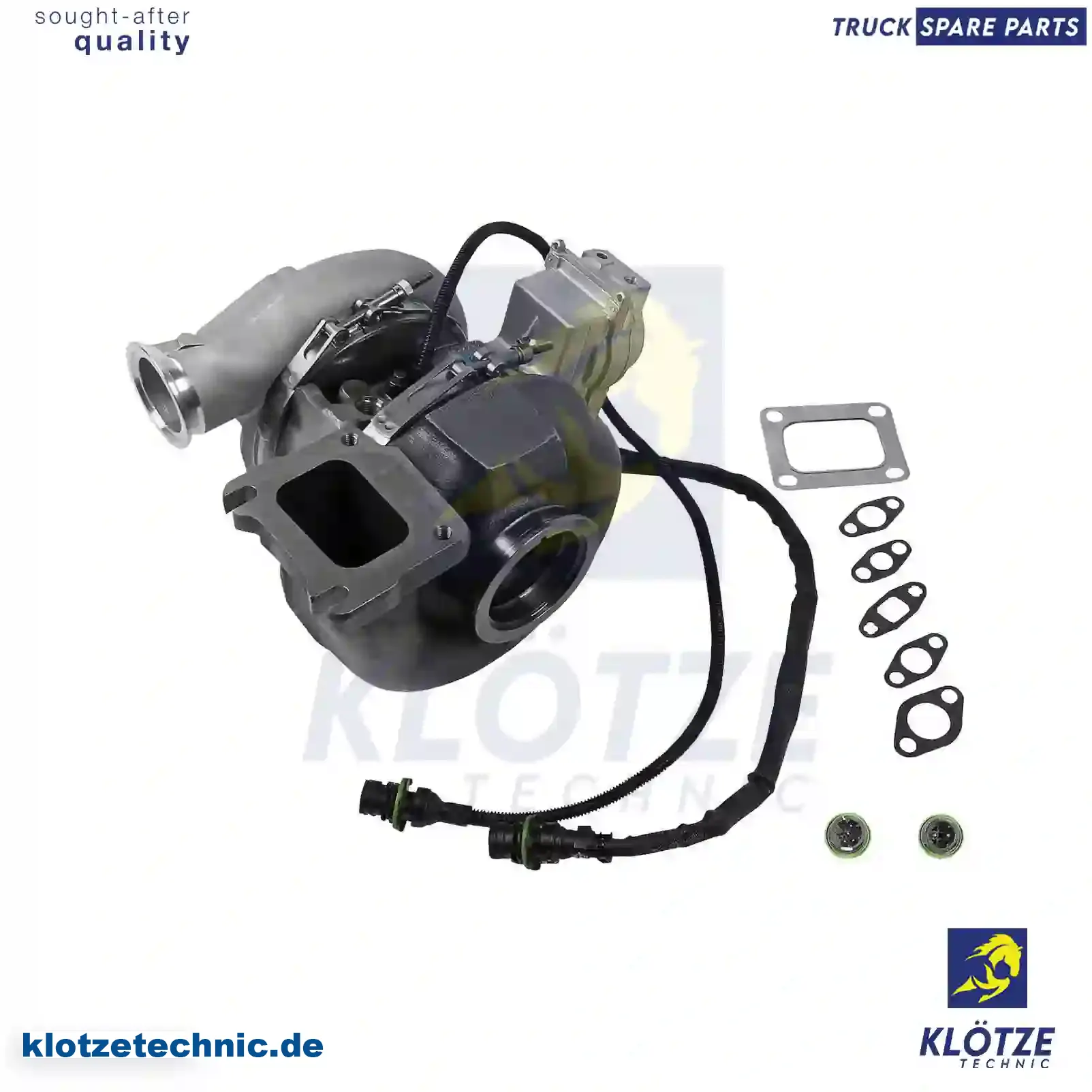 Turbocharger, With Gasket Kit 21058904, 21178113, 21358890, 21595176, 21675492, 85003154, 85003236, 85013024, 85013350, 21058904, 21178113, 21358890, 21595176, 21675492, 85003154, 85003236, 85013024, 85013350 || Klötze Technic Automotive Air Brake Systems
