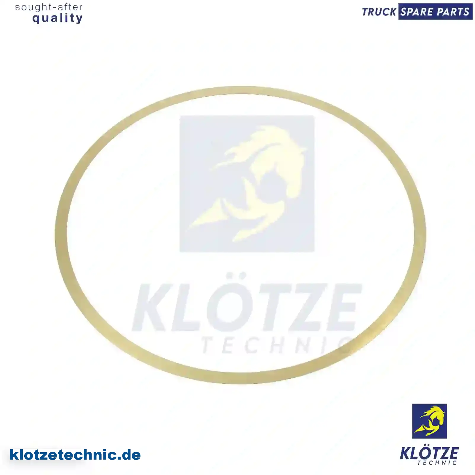Shim, Cylinder Liner 5410110059, 5410110459, ZG02100-0008, 5410110059, 5410110459, ZG02100-0008 || Klötze Technic Automotive Air Brake Systems