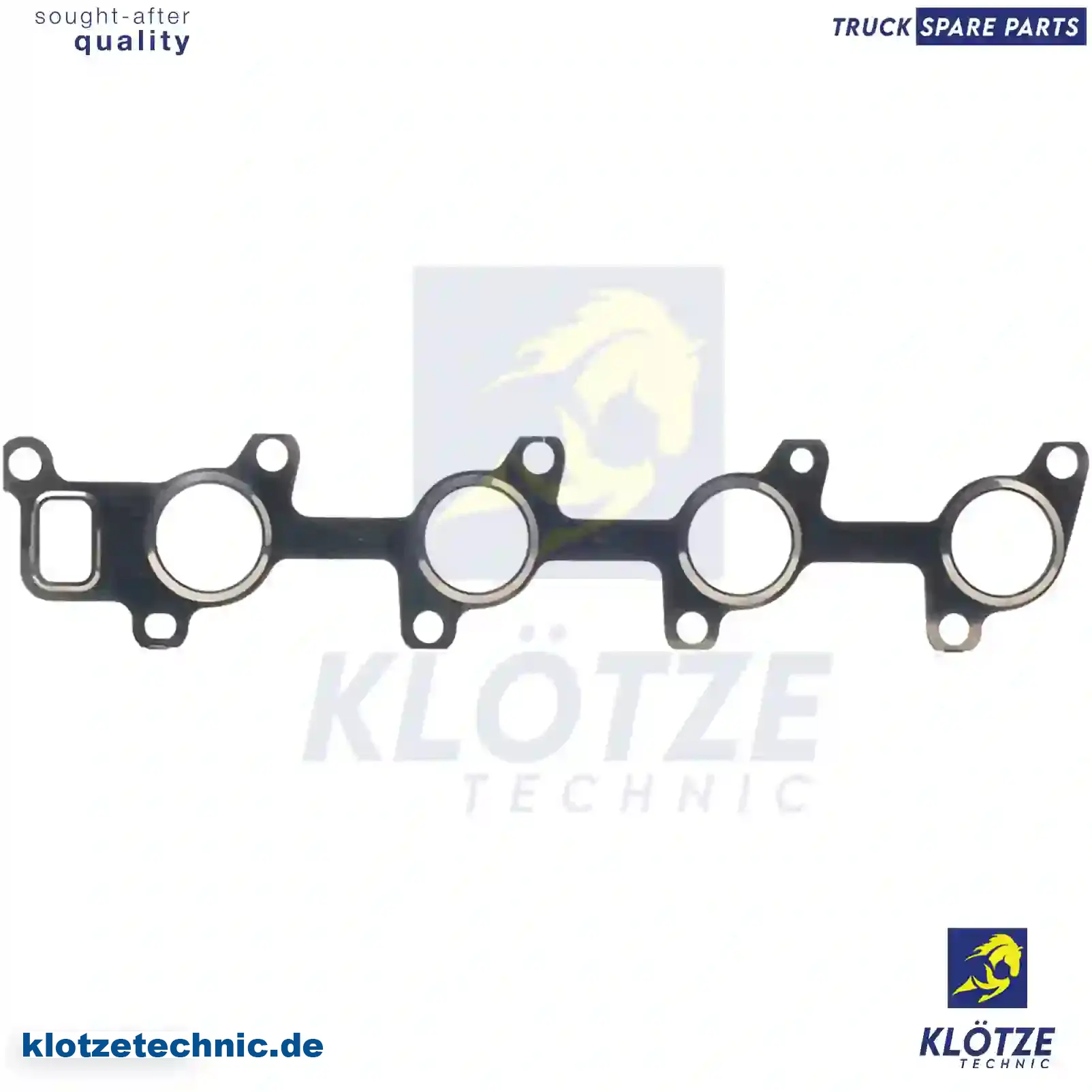 Gasket, Exhaust Manifold 6111420380, 6121420180, 6121420380, ZG10227-0008, 6111420380, 6121420180, 6121420380, ZG10227-0008 || Klötze Technic Automotive Air Brake Systems