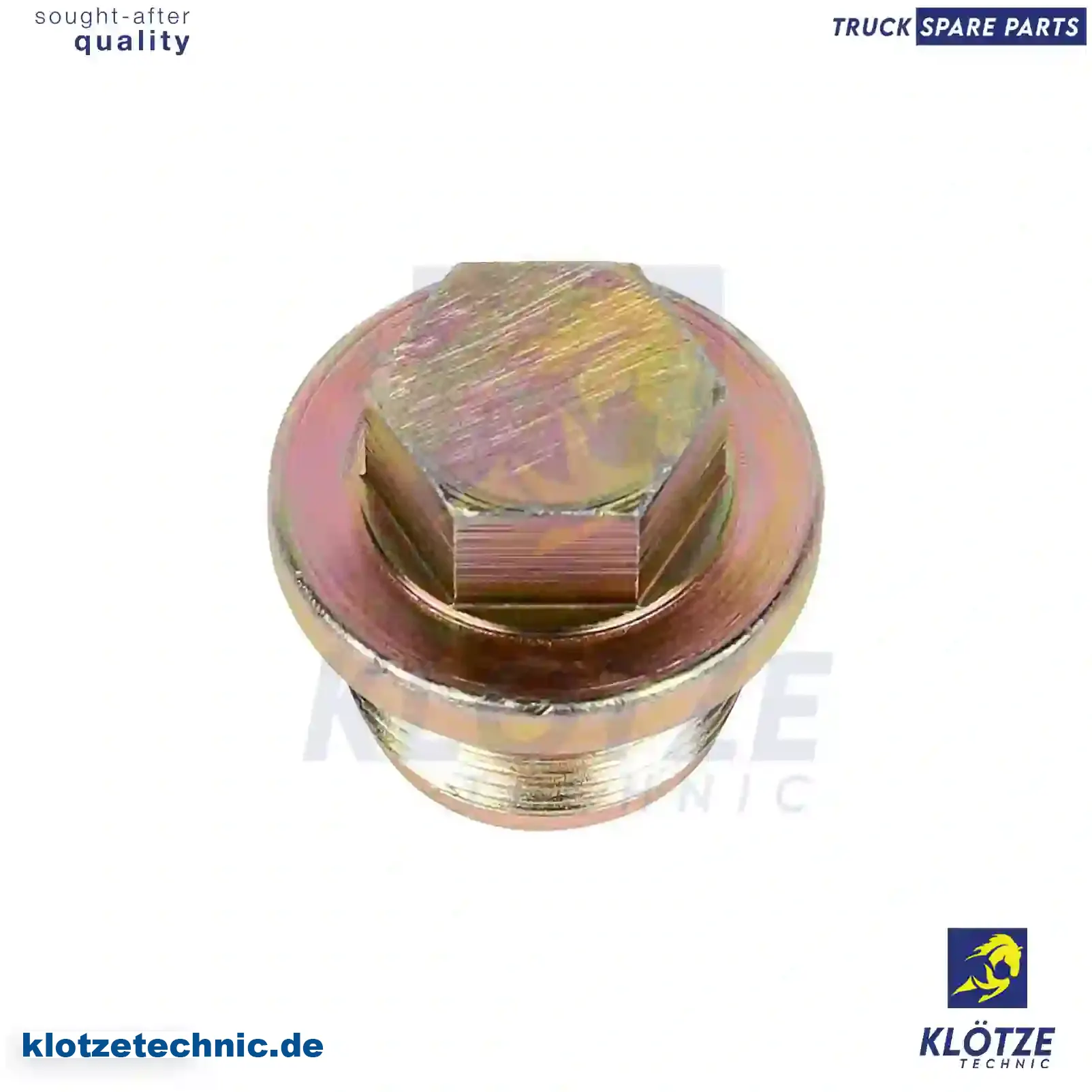 Screw Plug, Oil Sump 51903100107, 3469, 51903100107, 3469 || Klötze Technic Automotive Air Brake Systems