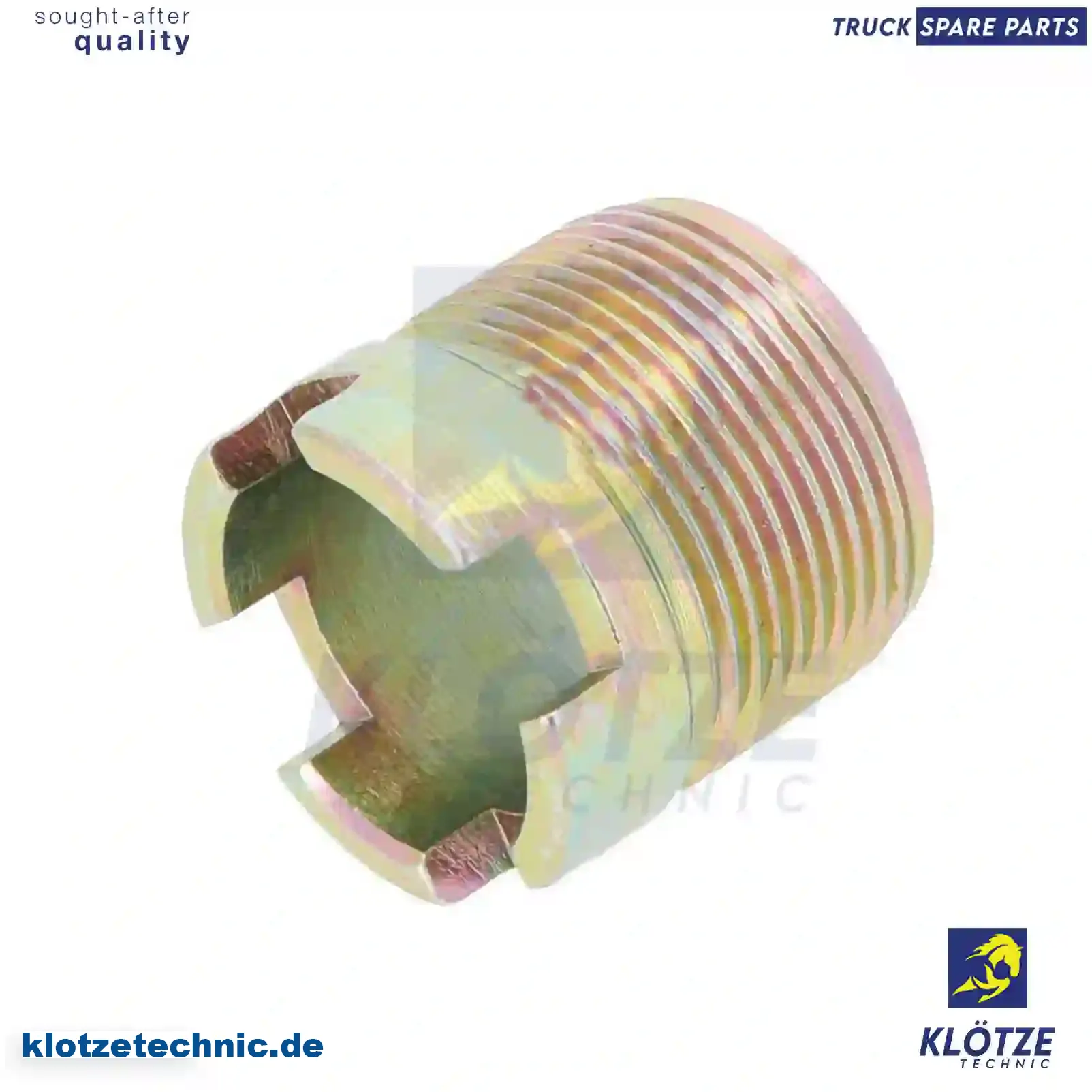 Sleeve, Nozzle Holder 51101080002, 51101080003, N1011000433, 4030170071, 4030170171, 4030170271, 51101080002, 51101080003, N1011000433, 4030170071, 4030170171, 4030170271 || Klötze Technic Automotive Air Brake Systems