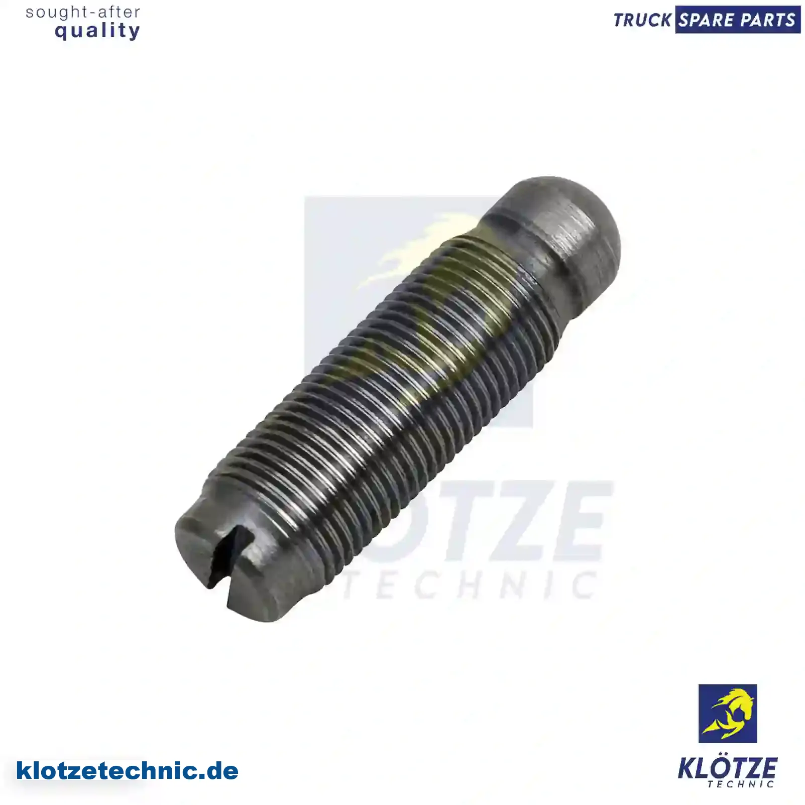 Adjusting Screw, Rocker Arm 51042050019, 51042050021, 4030550220, 4420550020, ZG00806-0008, 51042050019, 51042050021, 4030550220, 4420550020, ZG00806-0008 || Klötze Technic Automotive Air Brake Systems
