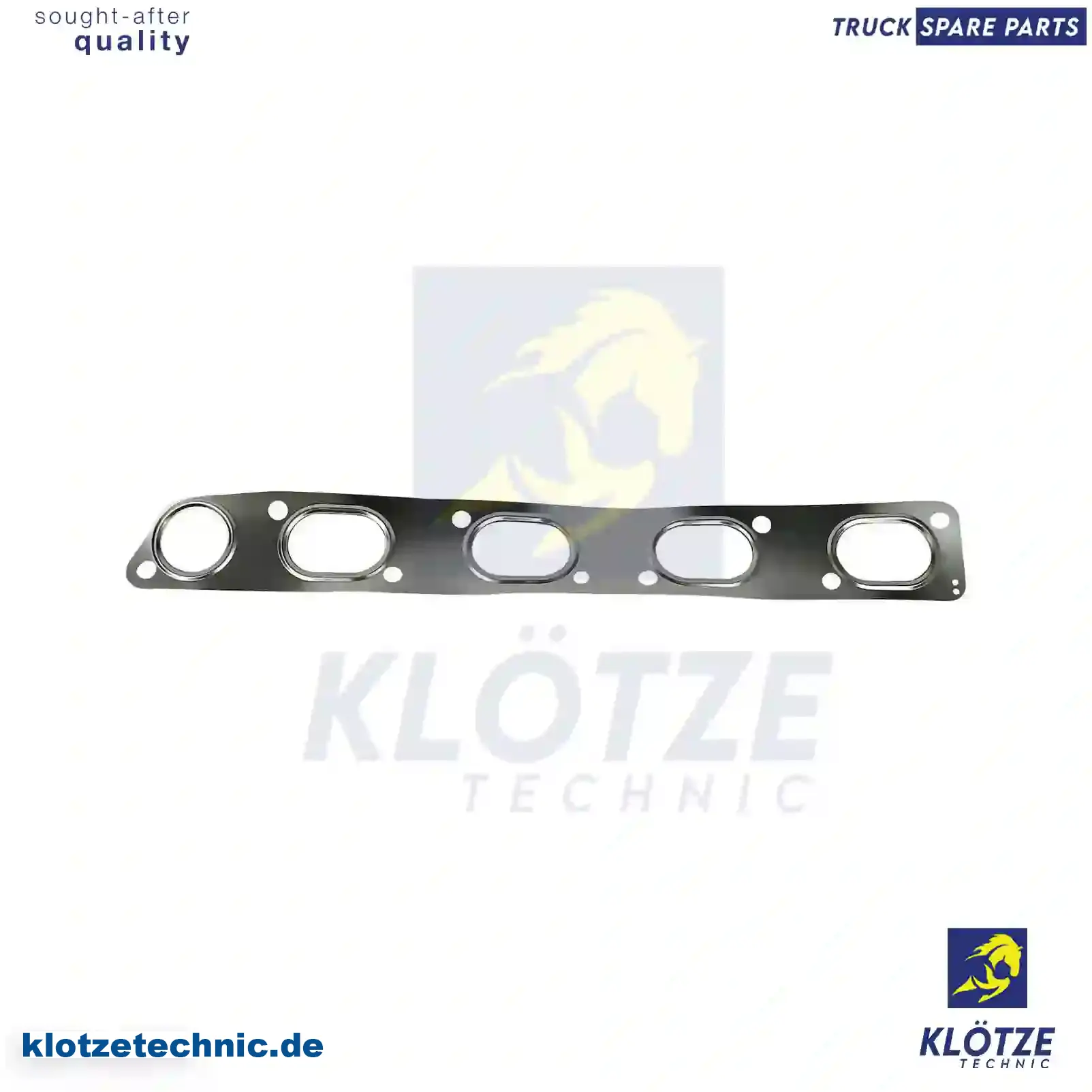 Gasket, Exhaust Manifold 9201588, 92161900, 82003-13217, 4431934, 4506110, 7700108845, 8200313217, 8200459643, ZG10236-0008, 9201588, 92161900, 82003-13217, 4431934, 4506110, 7700108845, 8200313217, 8200459643, ZG10236-0008 || Klötze Technic Automotive Air Brake Systems