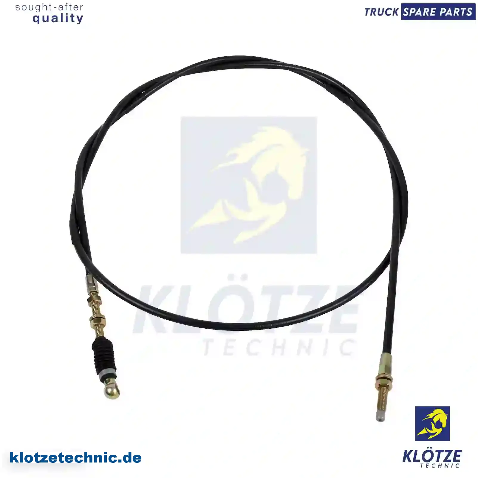 Throttle Cable, Hand Throttle Control 6203000130, 6203000230, 6203000330, 6203000130, 6203000230, 6203000330 || Klötze Technic Automotive Air Brake Systems