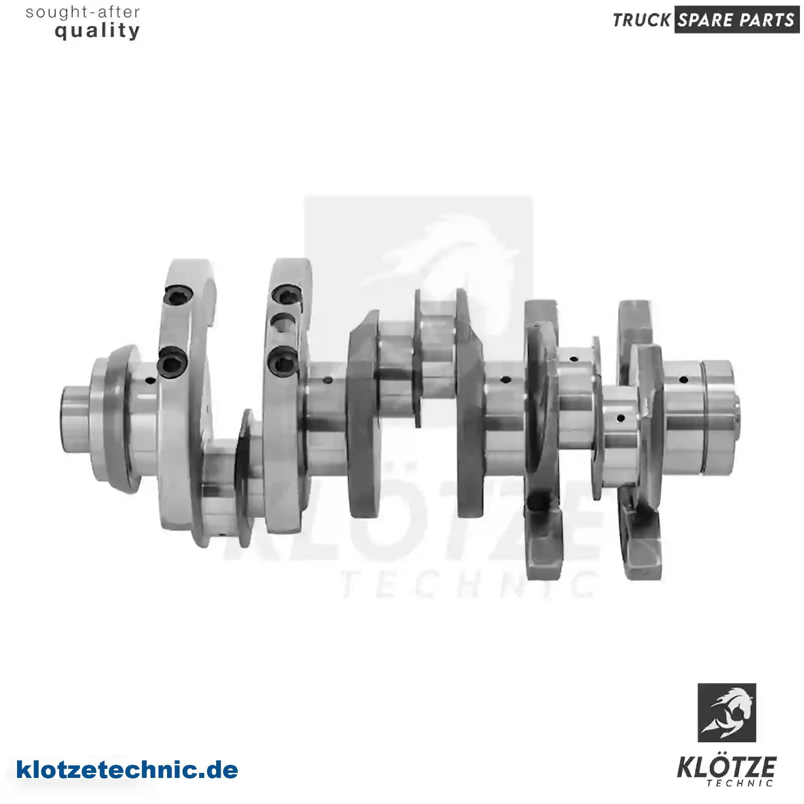 Crankshaft, Without Bearings 4010302301, 4010302501, 401030250180, 4010302301, 4010302501, 401030250180 || Klötze Technic Automotive Air Brake Systems