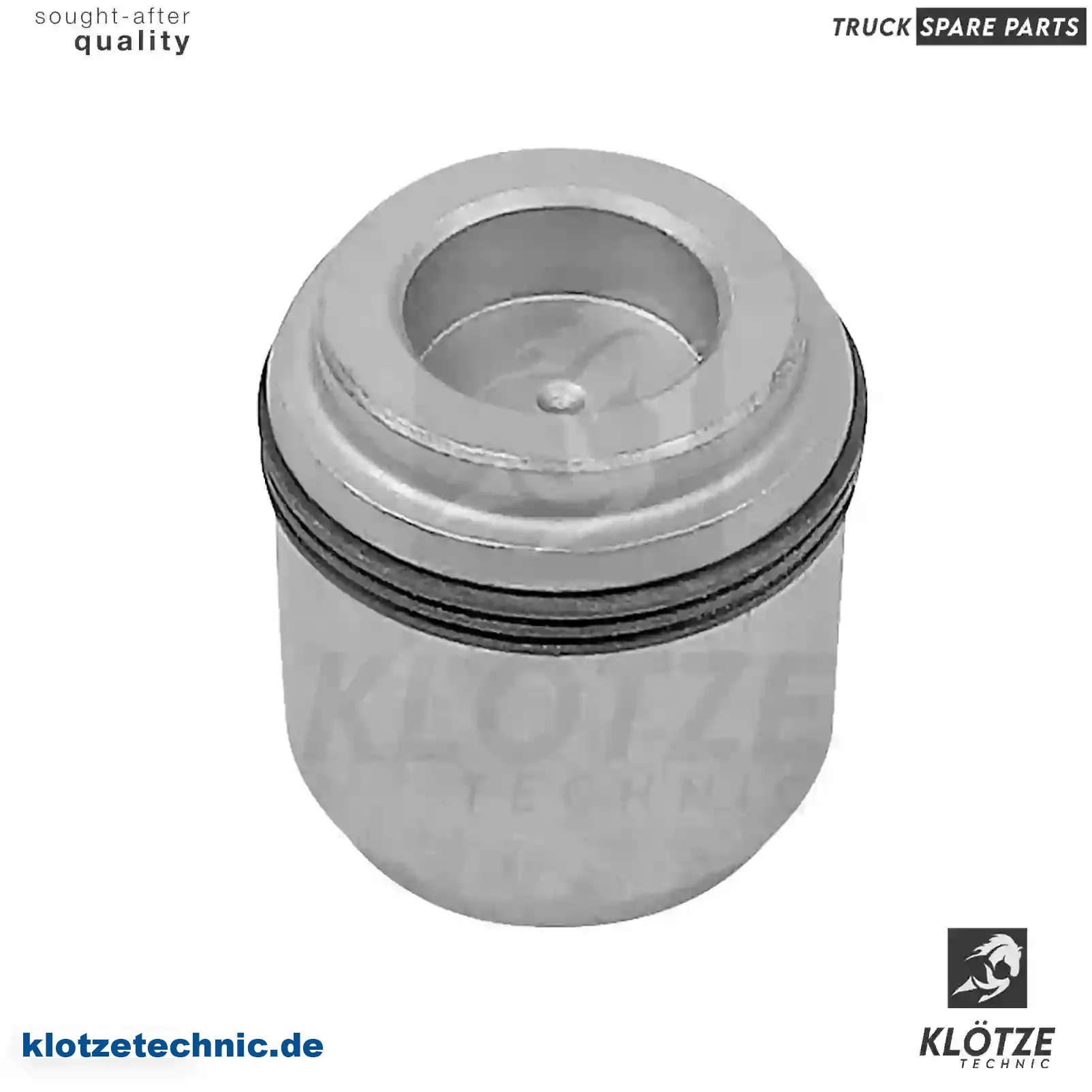 Piston, Constant Throttle, With Seal Ring 4420160063, 4420160290, 4429975047, 5410160090, 5410160290, 5410160490, 5410160690, 4420160063, 4420160290, 4429975047, 5410160090, 5410160290, 5410160490, 5410160690 || Klötze Technic Automotive Air Brake Systems