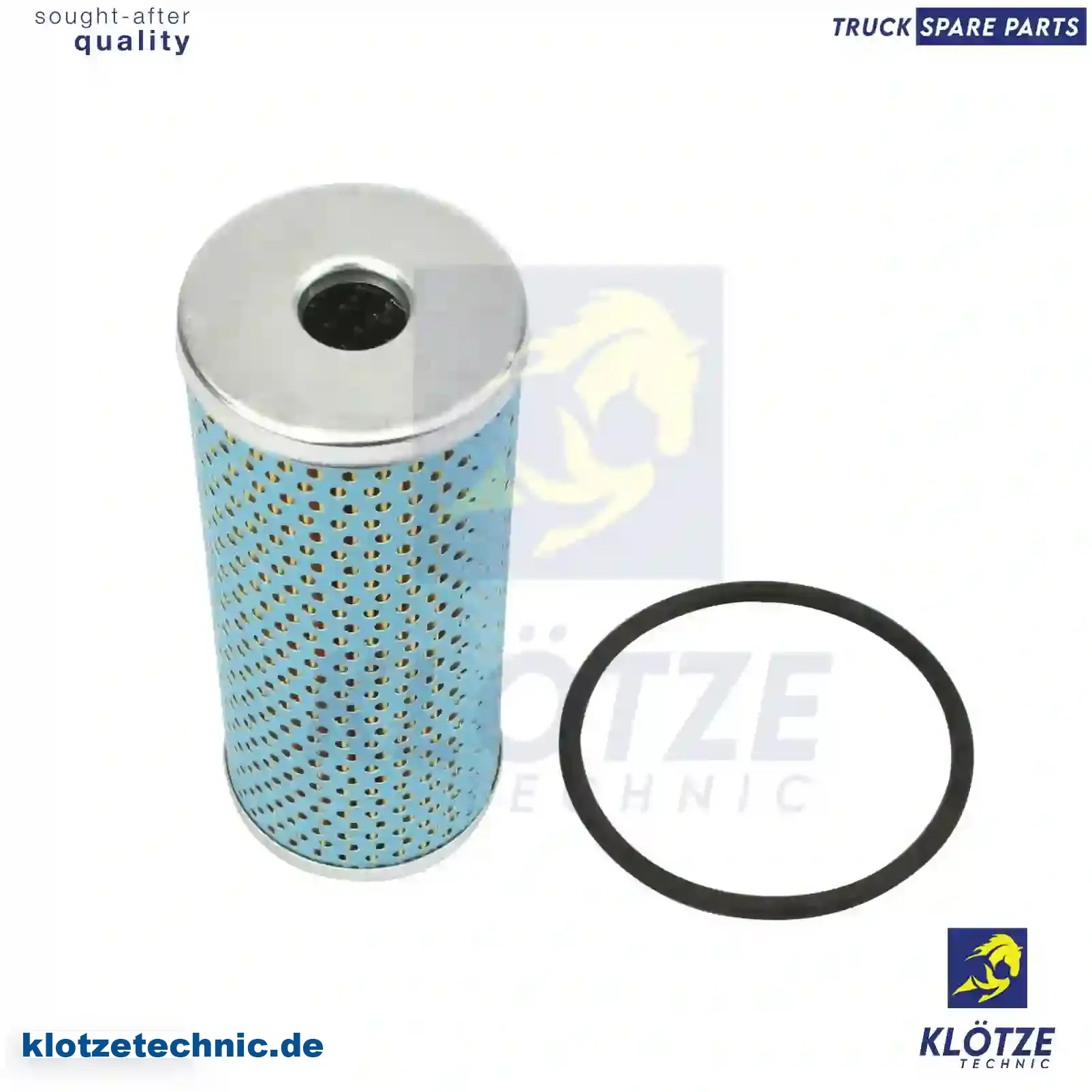 Oil Filter Insert 1855687, 1858687, 42568992, 81473070009, 0004604283, 0004662904, 21519716, ZG03048-0008, 1855687, 1858687, 42568992, 81473070009, 0004604283, 0004662904, 21519716, ZG03048-0008 || Klötze Technic Automotive Air Brake Systems