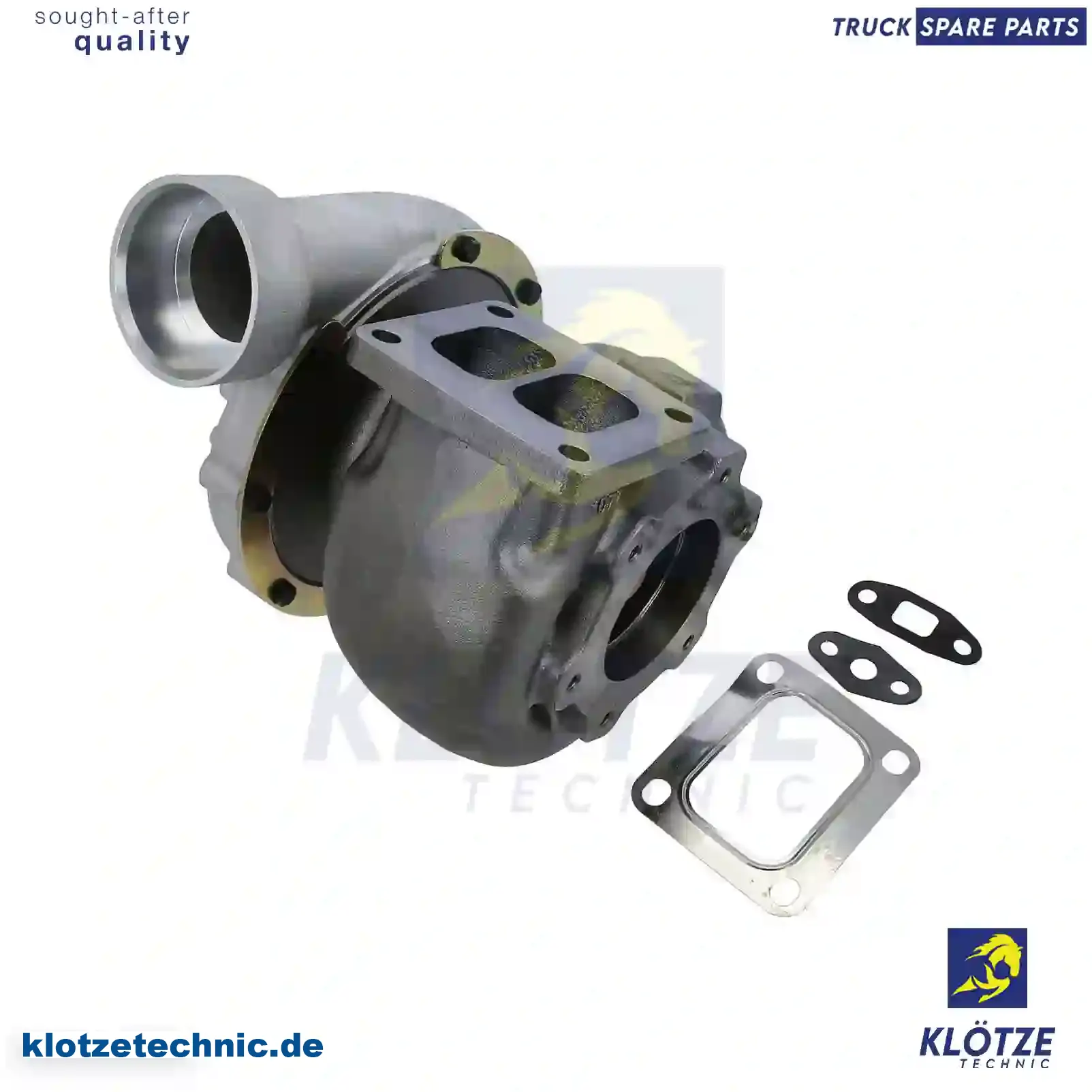 Turbocharger, With Gasket Kit 61315685, 61317004, 1545073, 1545074, 1545097, 1545098, 5002205, 5002206, 5005206, 5008206, 6886157, 846652, 61315685, 61317004, 1545073, 1545074, 1545097, 1545098, 5002205, 5002206, 5005206, 5008206, 6886157, 846652 || Klötze Technic Automotive Air Brake Systems