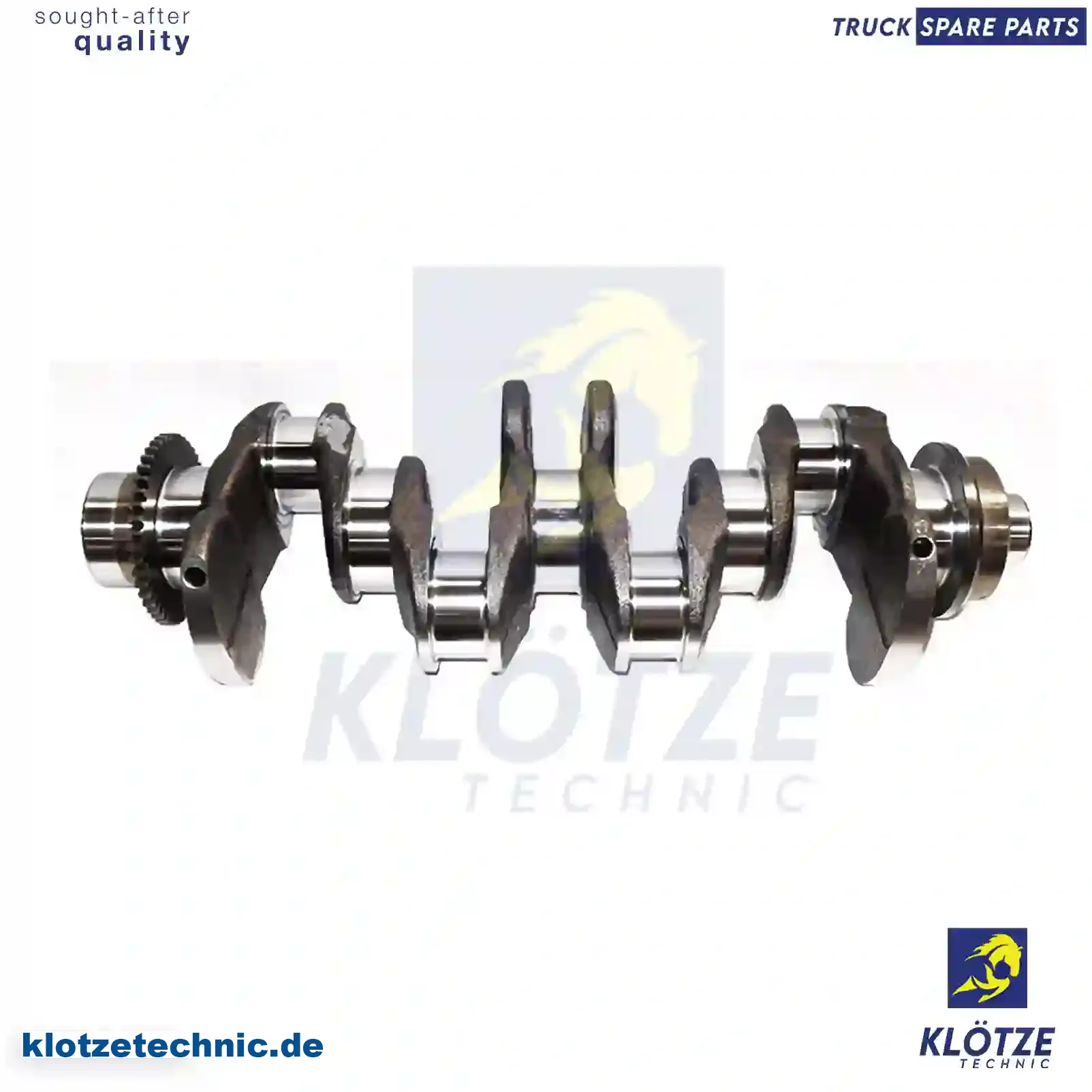 Crankshaft, Without Bearings 6110310101, 6110310201, 6110310501, 6460310101, 6460310401, 6460310701, 6110310101, 6110310201, 6110310501, 6460310101, 6460310401, 6460310701 || Klötze Technic Automotive Air Brake Systems
