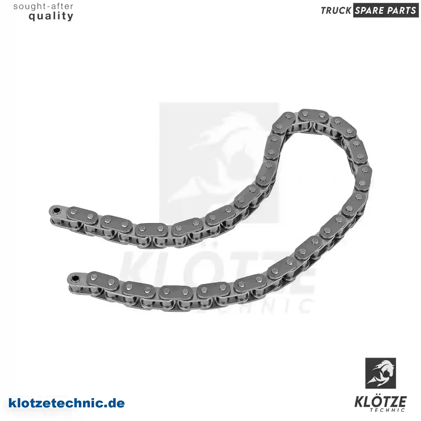 Chain, Oil Pump Drive 0019970094, 0019970394, 0019975294, 0029974694, 0039970094, 0039974194, 0039977394, 0039977494, 0039978594, 00A115125, 030115125, 030115125A, 030115125D, 0019970094, 0019970394, 0019975294, 0029974694, 0039970094, 0039974194, 0039977394, 0039977494, 0039978594, 00A115125, 030115125, 030115125A, 030115125D || Klötze Technic Automotive Air Brake Systems