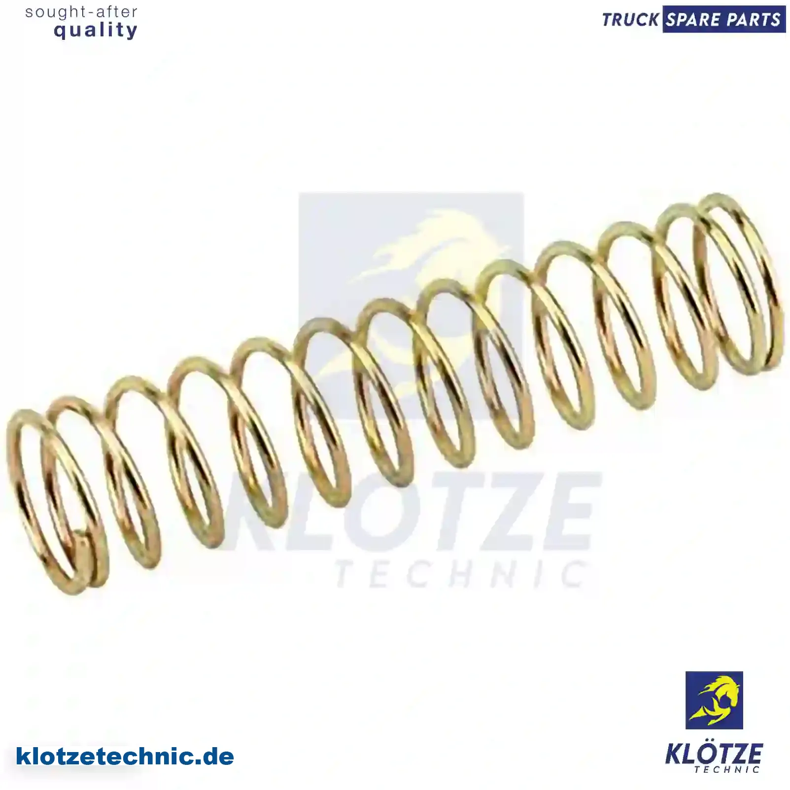 Spring 3149930201, ,, 3149930201, , || Klötze Technic Automotive Air Brake Systems