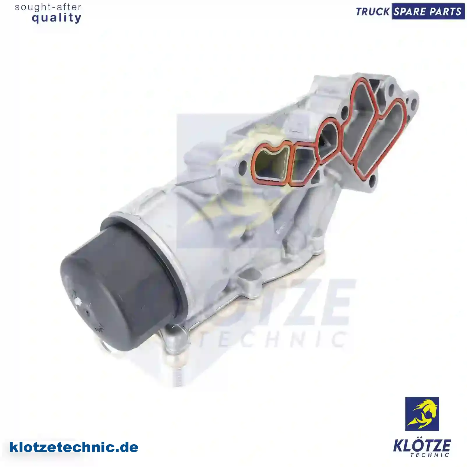 Oil Filter Housing, Complete With Oil Cooler 2721800410, 27218, 2721800410, 27218 || Klötze Technic Automotive Air Brake Systems