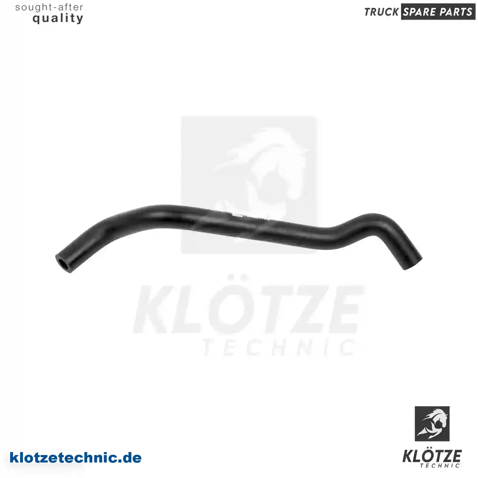 Hose, Crankcase Ventilation 1110180382, 1110180382 || Klötze Technic Automotive Air Brake Systems