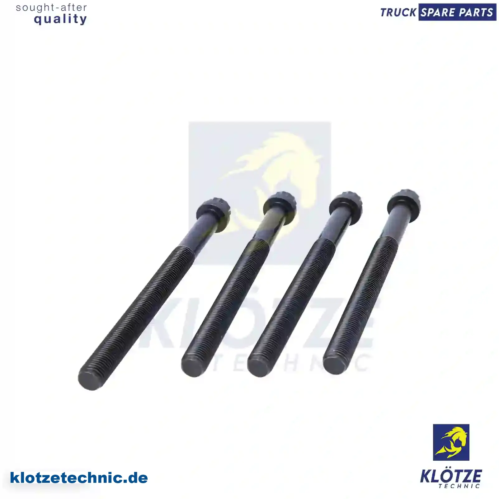 Cylinder Head Screw Kit 5419900001, 5419900501, 5419900501S1, 5419900001, 5419900501, 5419900501S1 || Klötze Technic Automotive Air Brake Systems