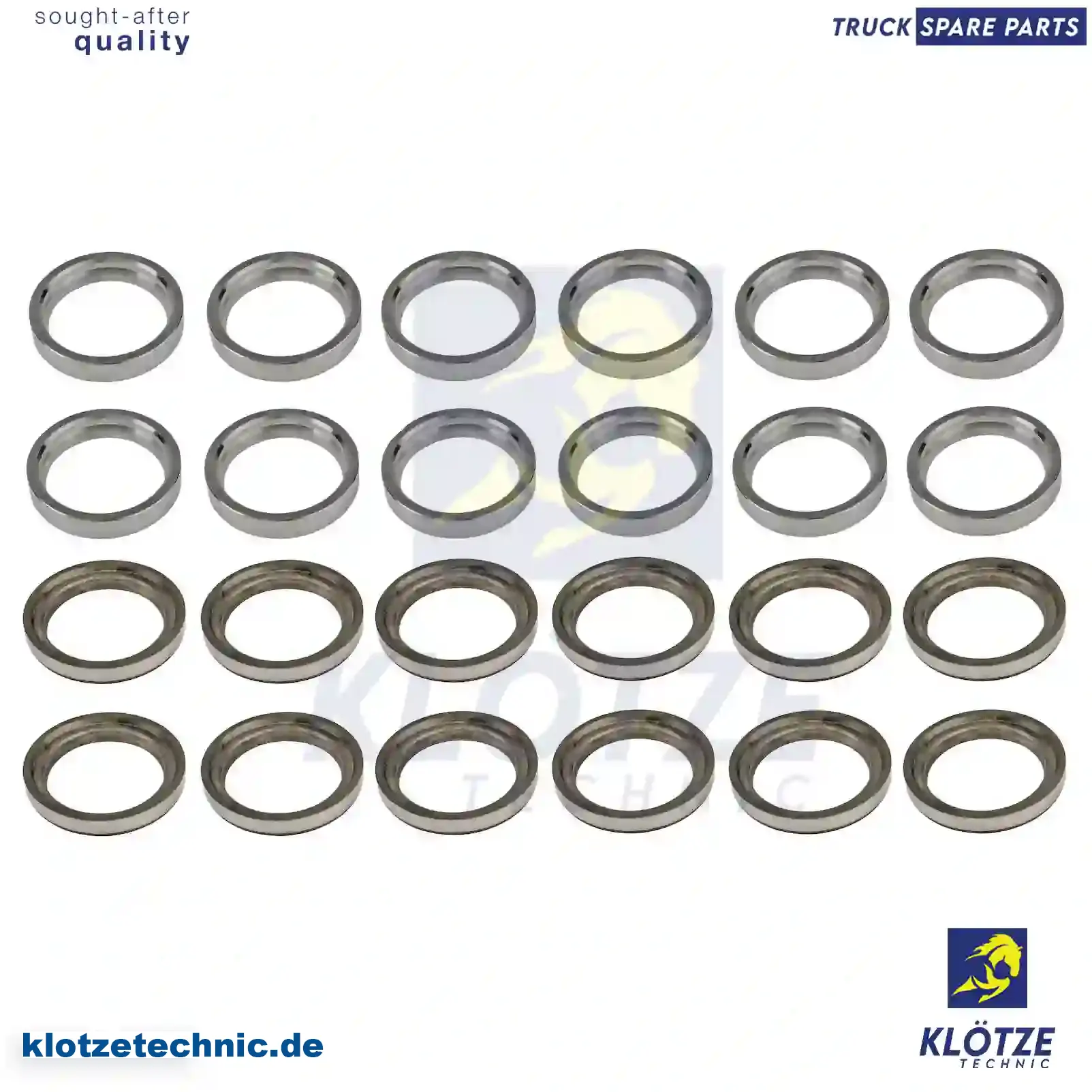 Kit, Valve Seat Rings 3450530132S, 3460530532S, 3460530731S, 3550530632S, 3550530731S, 3550531032S, 3550531131S, 3550531832S, 3450530132S, 3460530532S, 3460530731S, 3550530632S, 3550530731S, 3550531032S, 3550531131S, 3550531832S || Klötze Technic Automotive Air Brake Systems