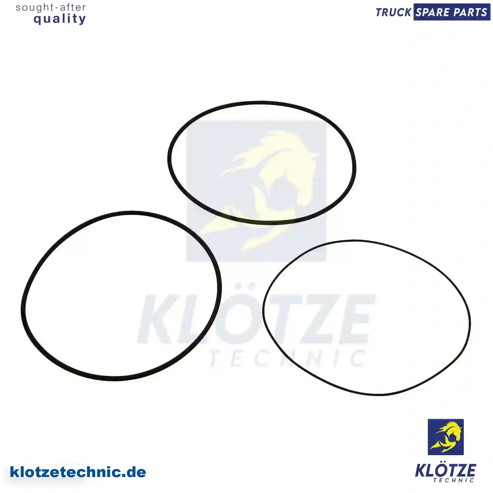 Seal Ring Kit, Black 0259978348S1, 0259978348S1 || Klötze Technic Automotive Air Brake Systems