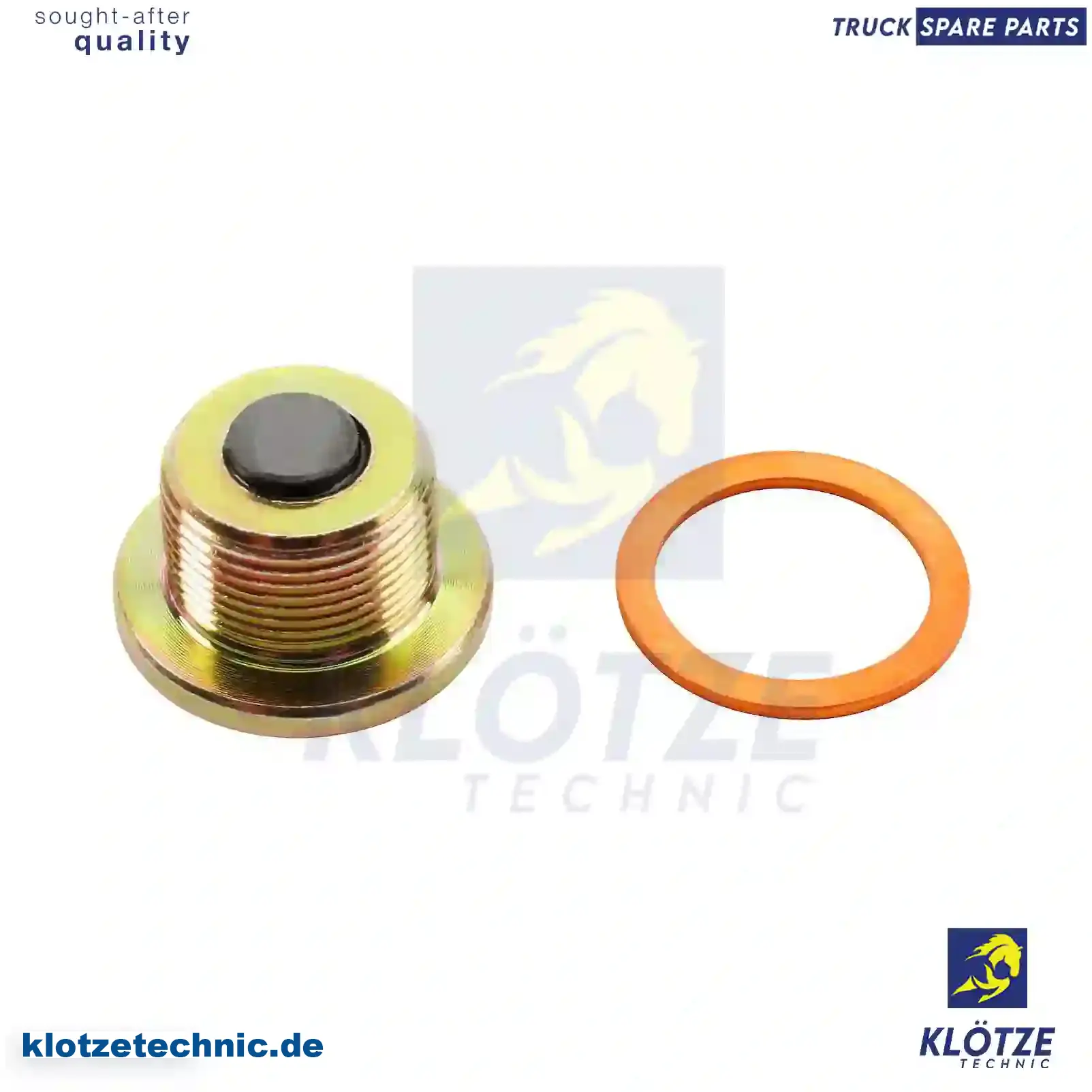 Screw Plug, Oil Sump, With Seal Ring 4039970032S, 4039970230S, 4039970032S, 4039970230S || Klötze Technic Automotive Air Brake Systems