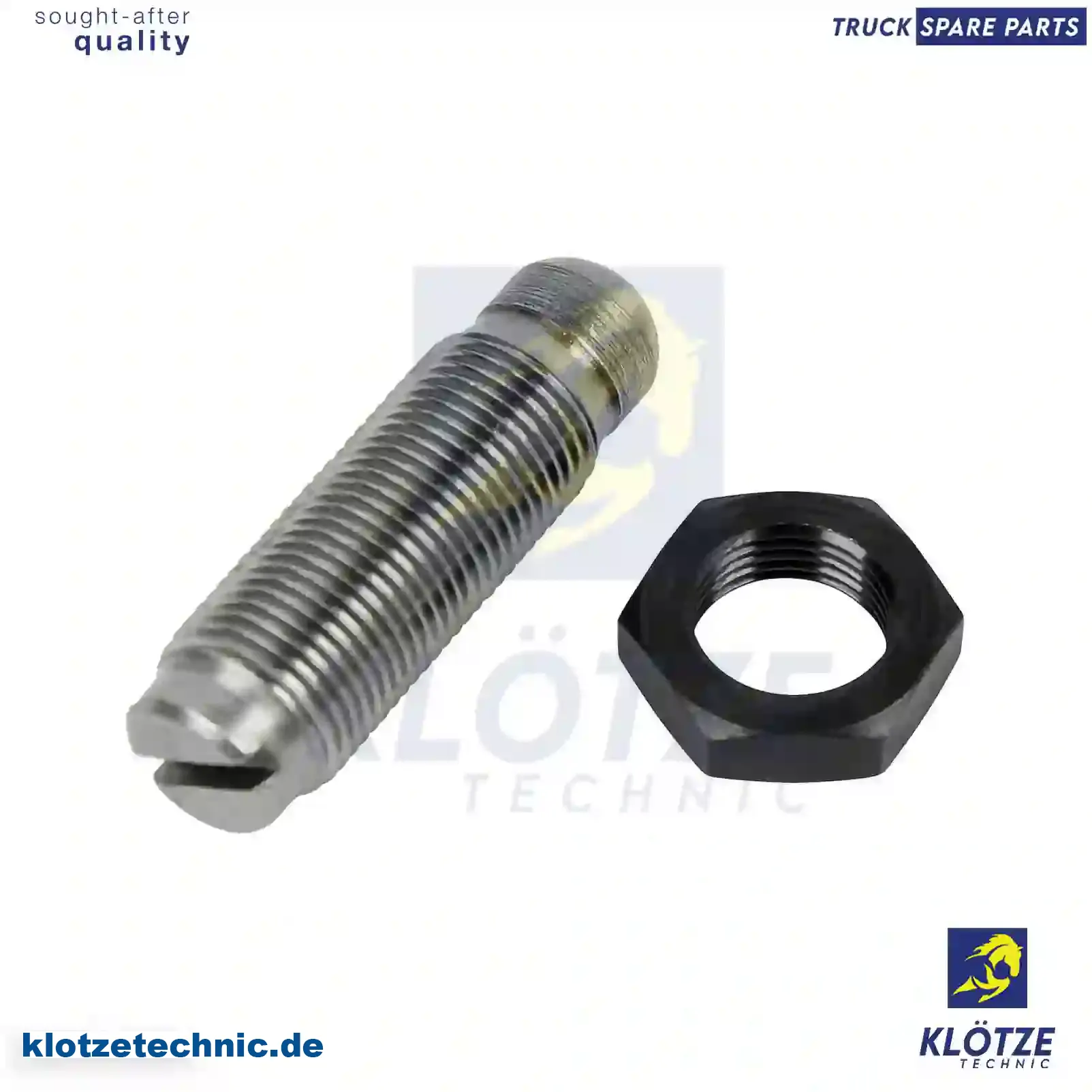 Adjusting Screw, With Nut 51042050021S, 4030550220S, 4420550020S, 51042050021S, 4030550220S, 4420550020S || Klötze Technic Automotive Air Brake Systems