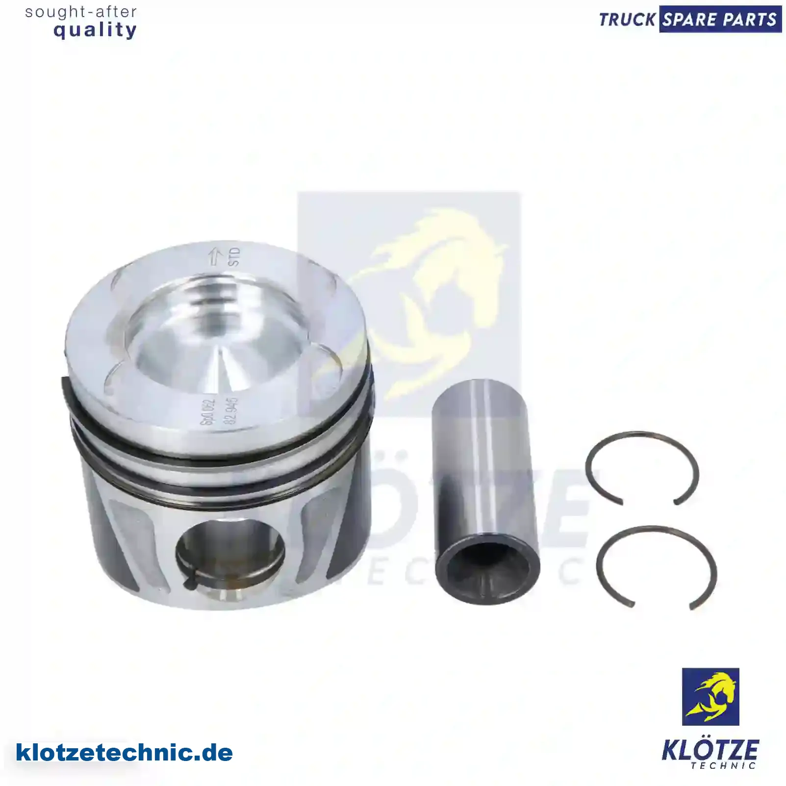 Piston, Complete With Rings 6510301117, 6510301117 || Klötze Technic Automotive Air Brake Systems