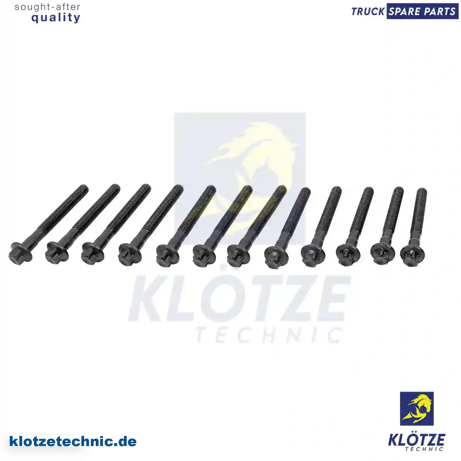 Cylinder Head Screw Kit 6119900322S, 6119901022S, 6119901322S, 6119900322S, 6119901022S, 6119901322S || Klötze Technic Automotive Air Brake Systems