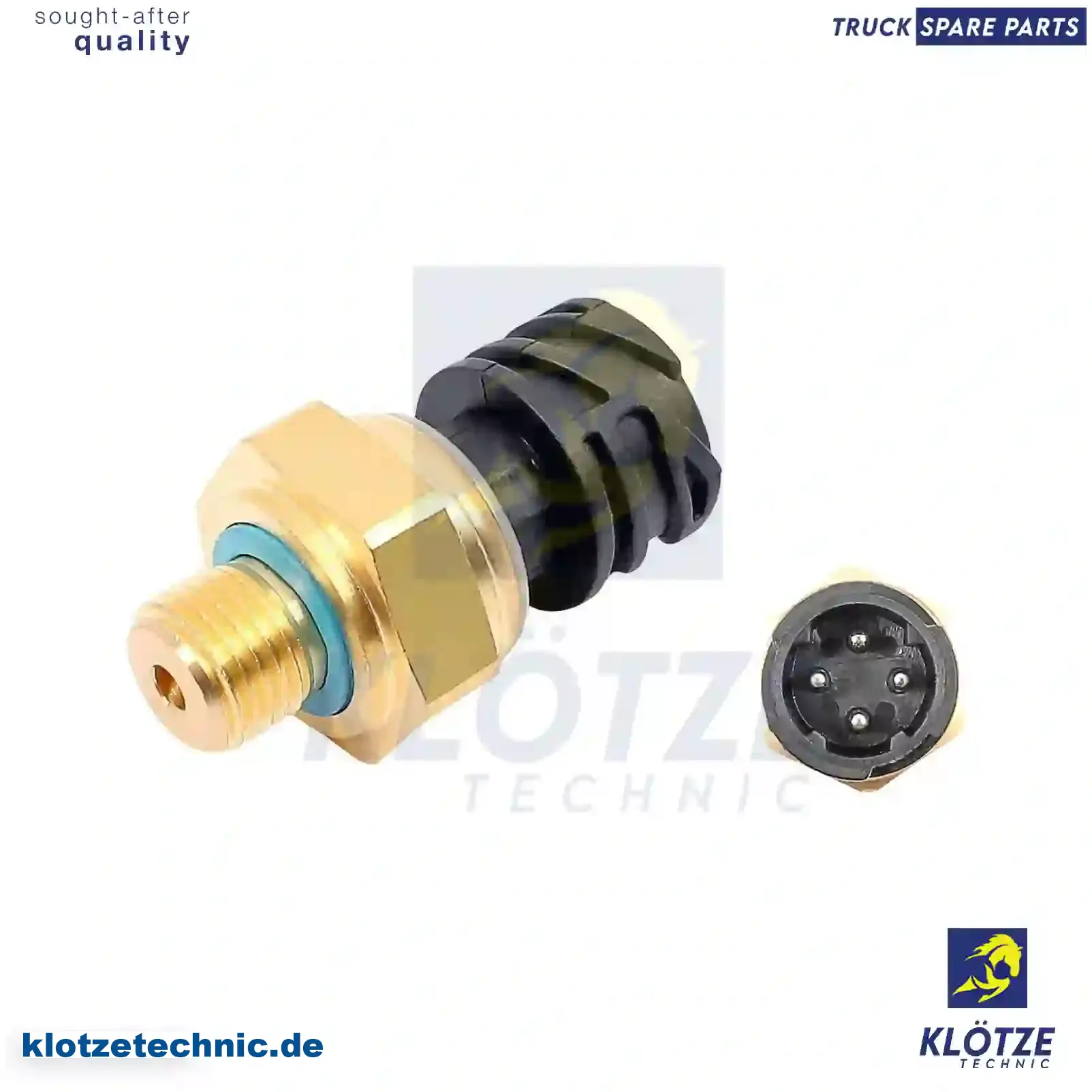 Charge Pressure Sensor 1779430, 1826279, 2041677, 2126981, ZG20355-0008, 1779430, 1826279, 2041677, 2126981, ZG20355-0008 || Klötze Technic Automotive Air Brake Systems