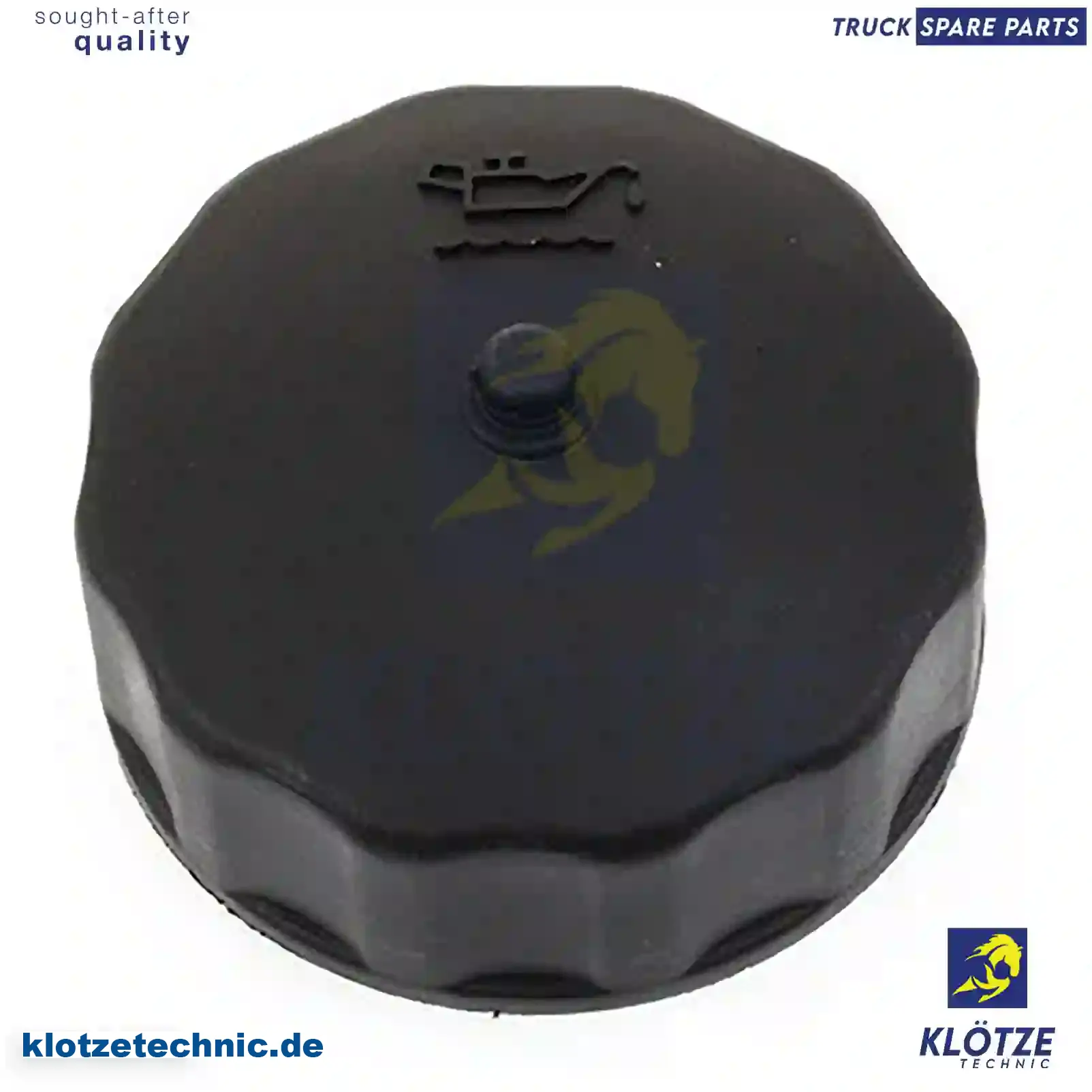 Oil Filler Cap 1356217, 1385367, 1518048, 1540353, 1544036, 518048, 544036, ZG02583-0008, 1356217, 1385367, 1518048, 1540353, 1544036, 518048, 544036, ZG02583-0008 || Klötze Technic Automotive Air Brake Systems